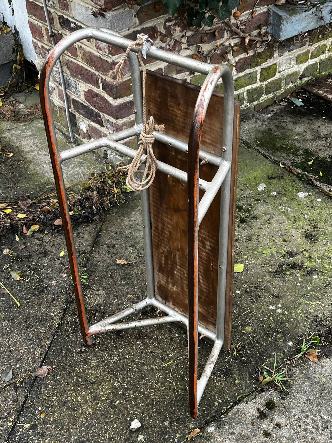 photo furniture Metalen Slee, Ca. Jaren 1960, Vintage
