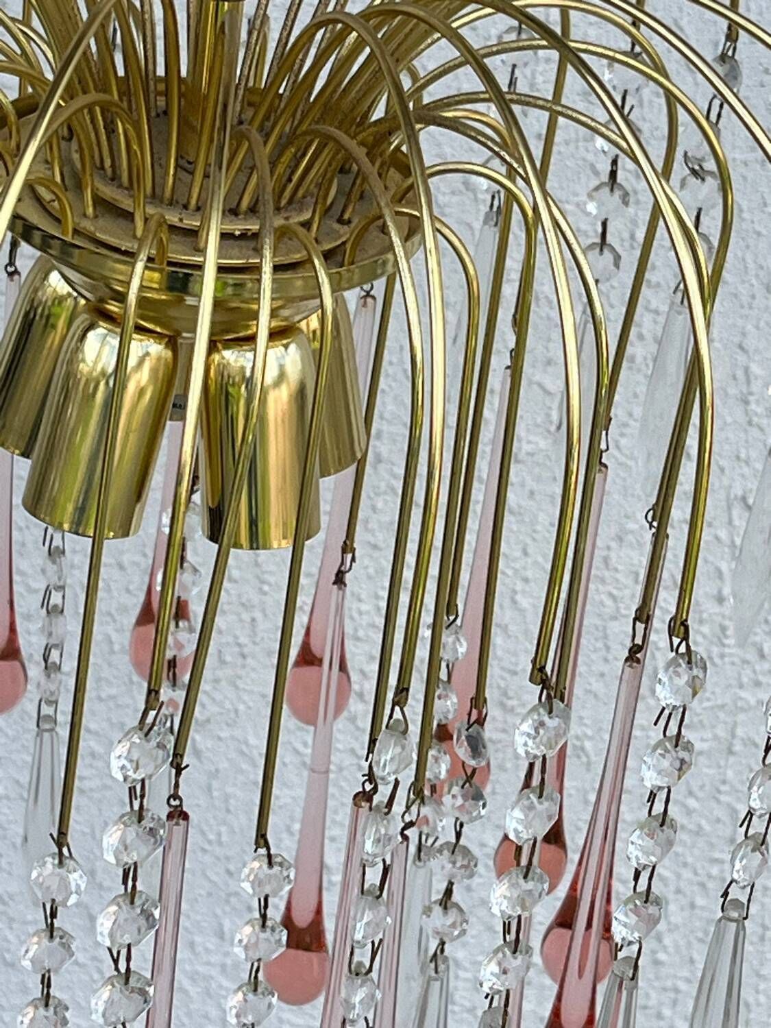 photo furniture Murano Glazen Wandkroonluchter