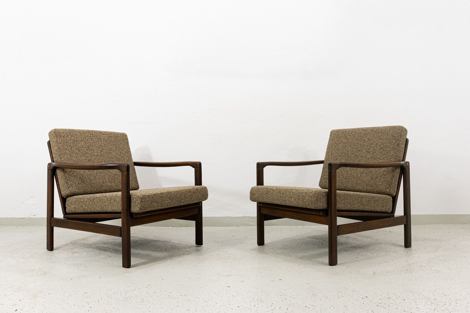 Vintage Armchairs By Zenon Bączyk, 1960's, Set Of 2 photo furniture