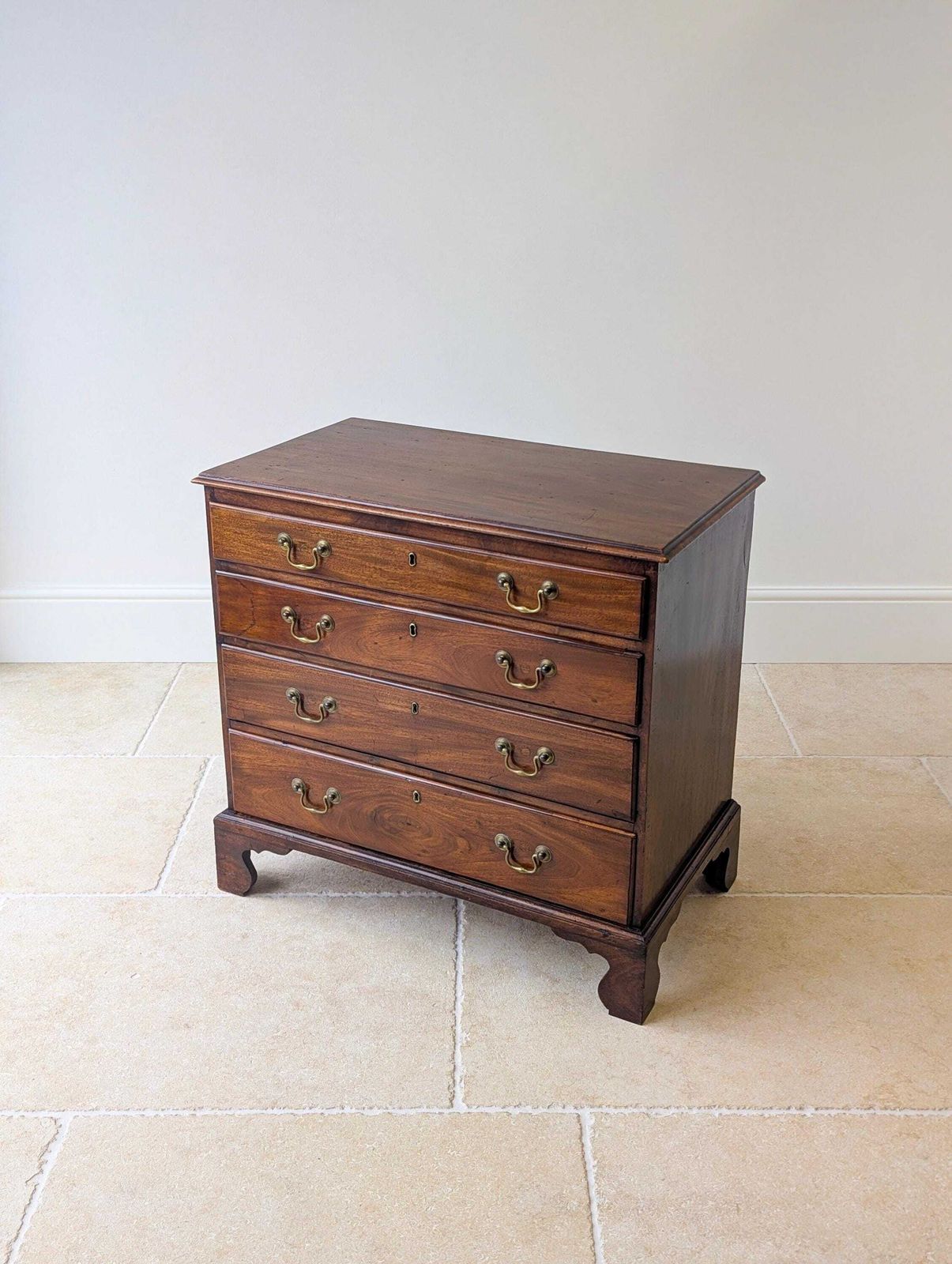 Antique George III Mahogany Chest Of Drawers C.1790 photo Furniture