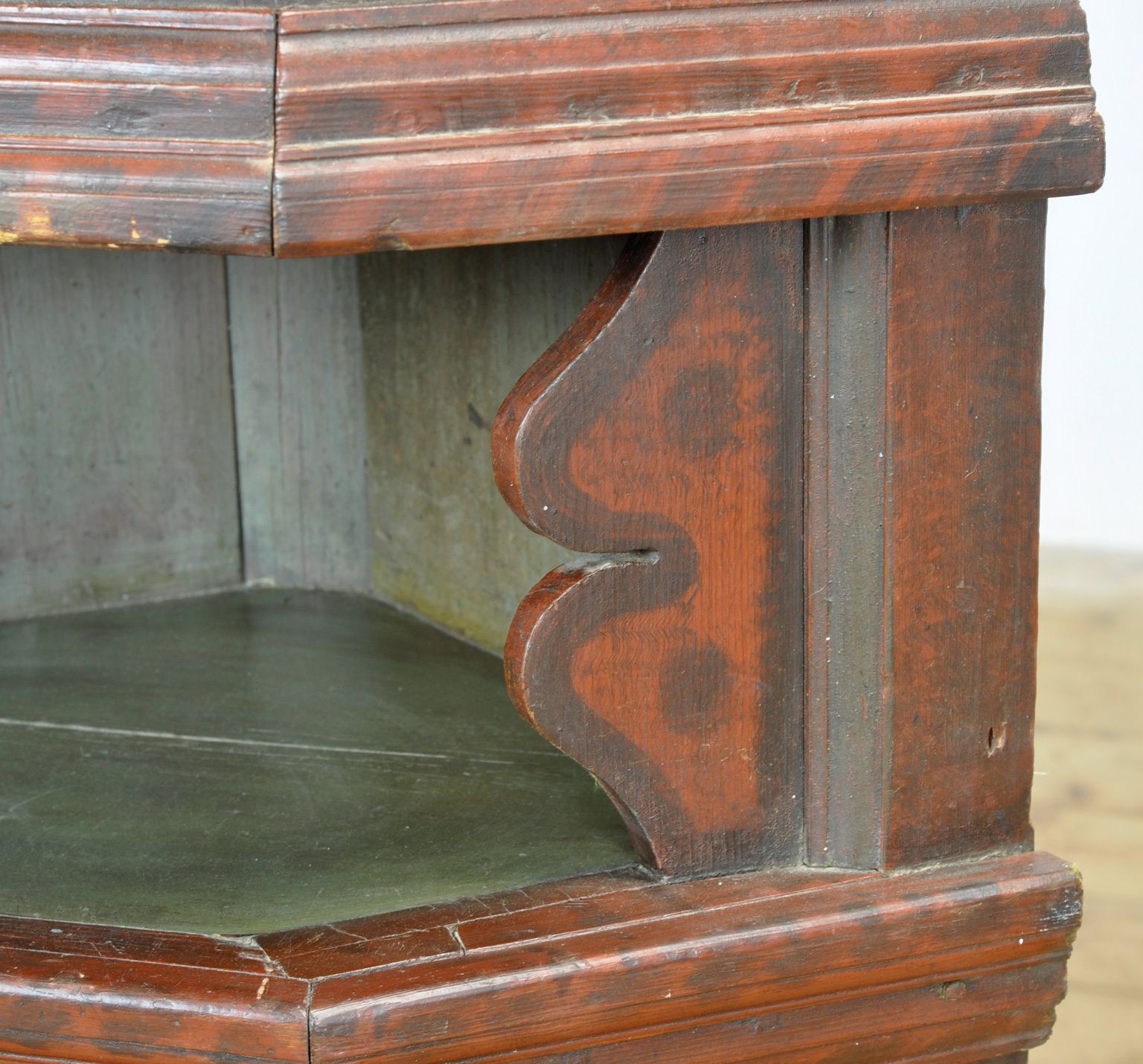 photo for sale Swedish Farmhouse Corner Cabinet, 1817