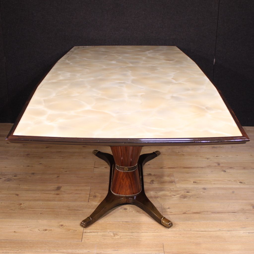 5500.0 Great Dining Table Production Fratelli Rigamonti Desio, Milan, 1940s photo