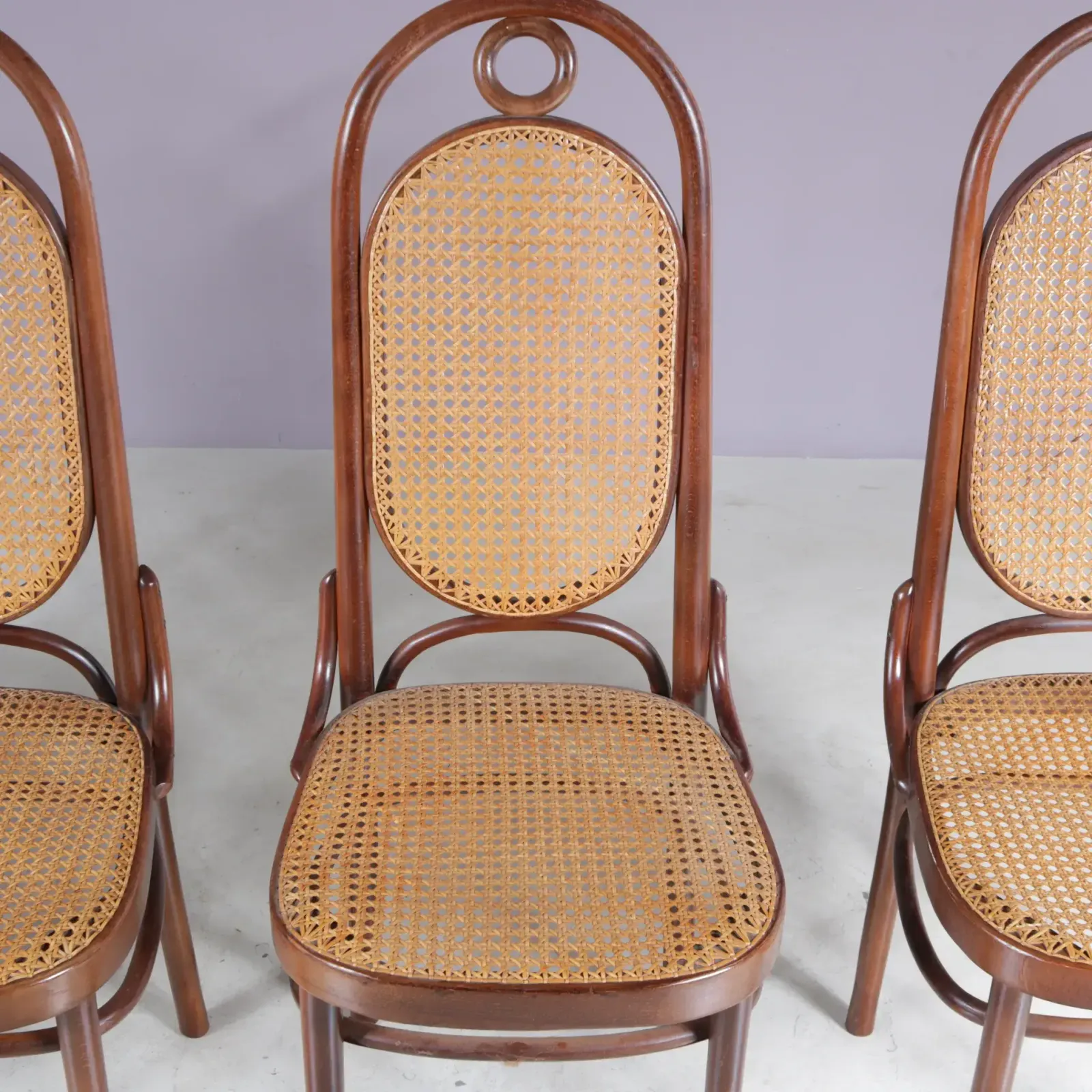 1950s Set Of 4 “Long John” Chairs By Fmg, Poland photo buy