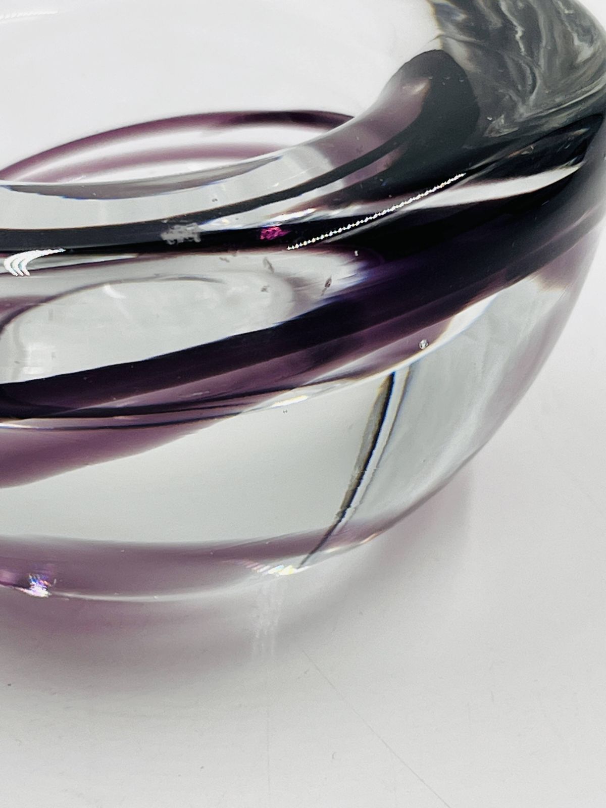 photo vinterior Set Of Two Kosta Boda Candlesticks By Anna Ehrner