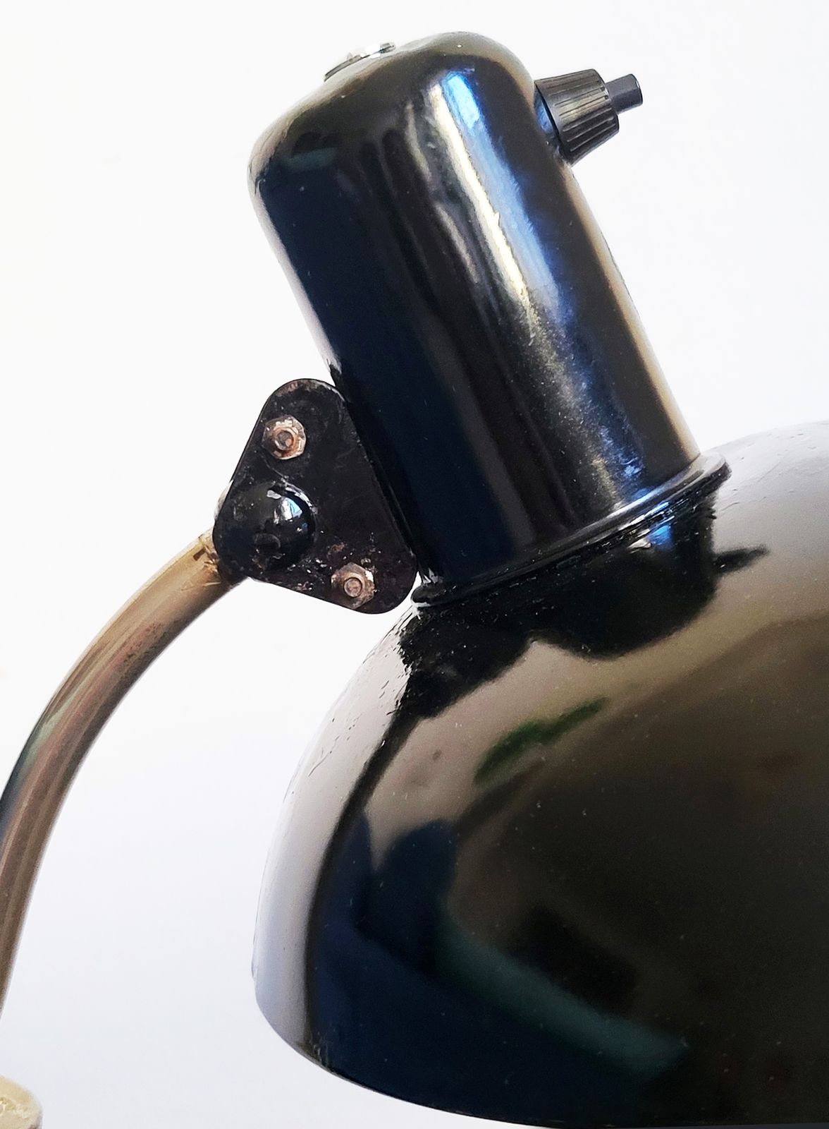 Bauhaus Desk Lamp By Christian Dell For Koranda, 1930s photo vinterior