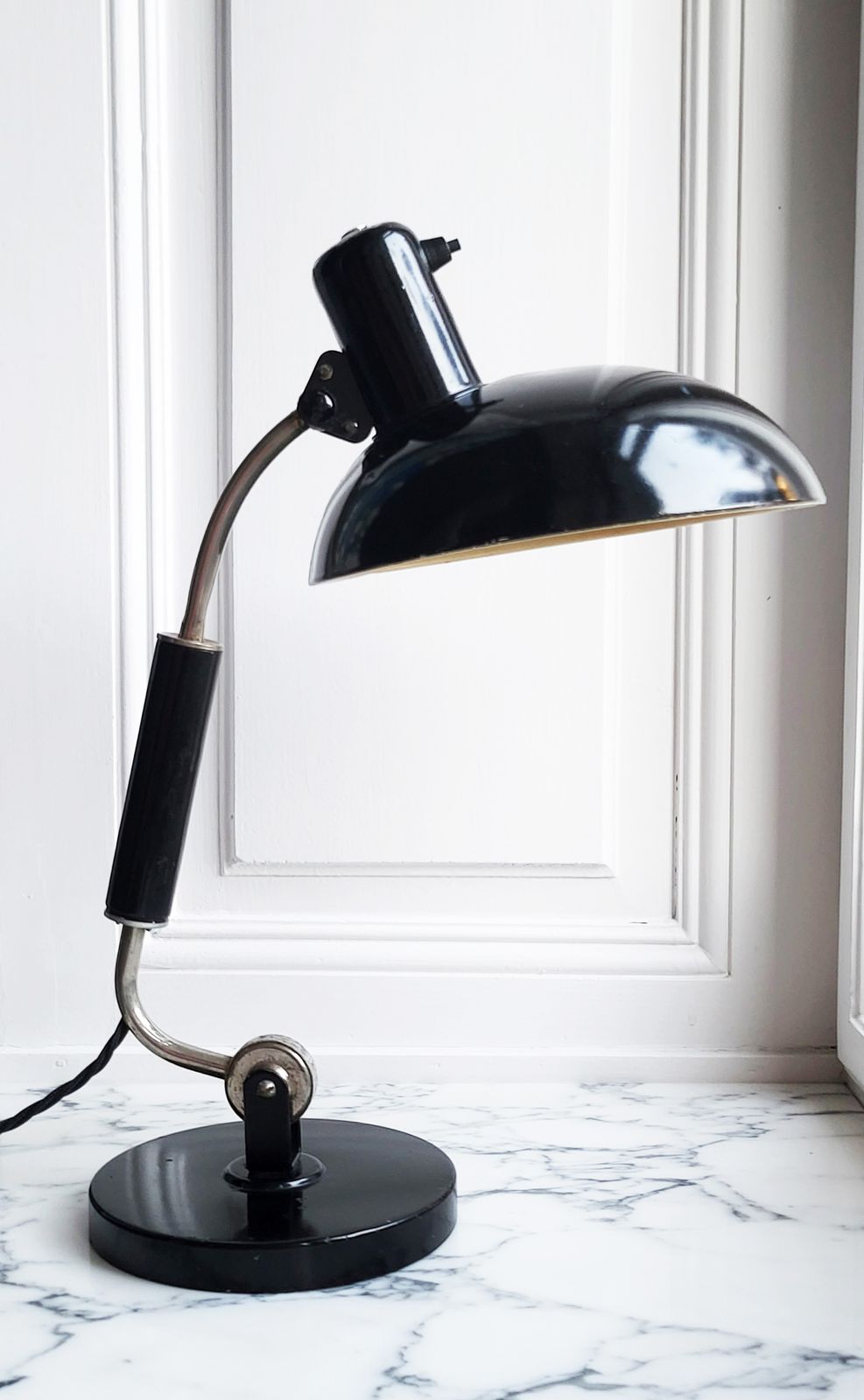 Bauhaus Desk Lamp By Christian Dell For Koranda, 1930s