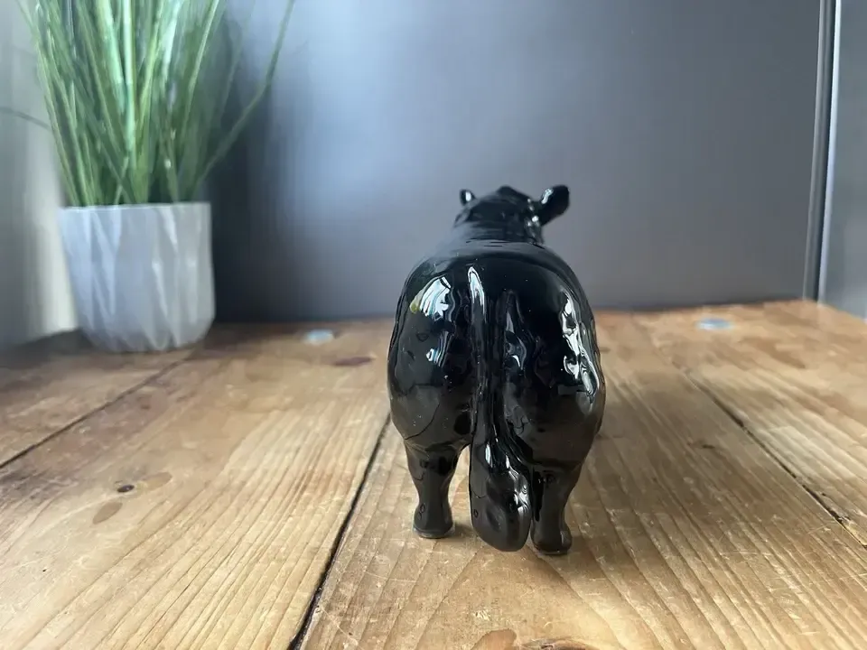Rare Beswick Aberdeen Angus Bull By Arthur Gredington 1562 A/F Cattle Cow Farm photo furniture
