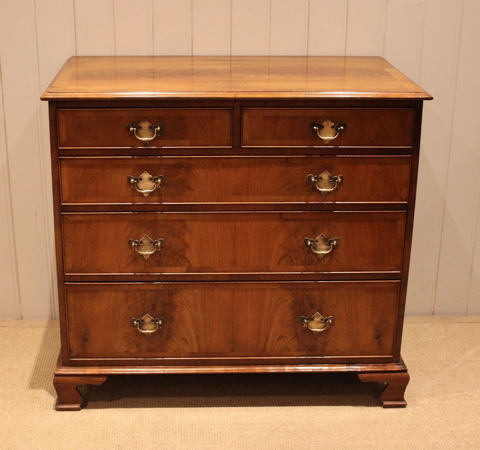 George I Style Walnut Chest Of Drawers photo for sale