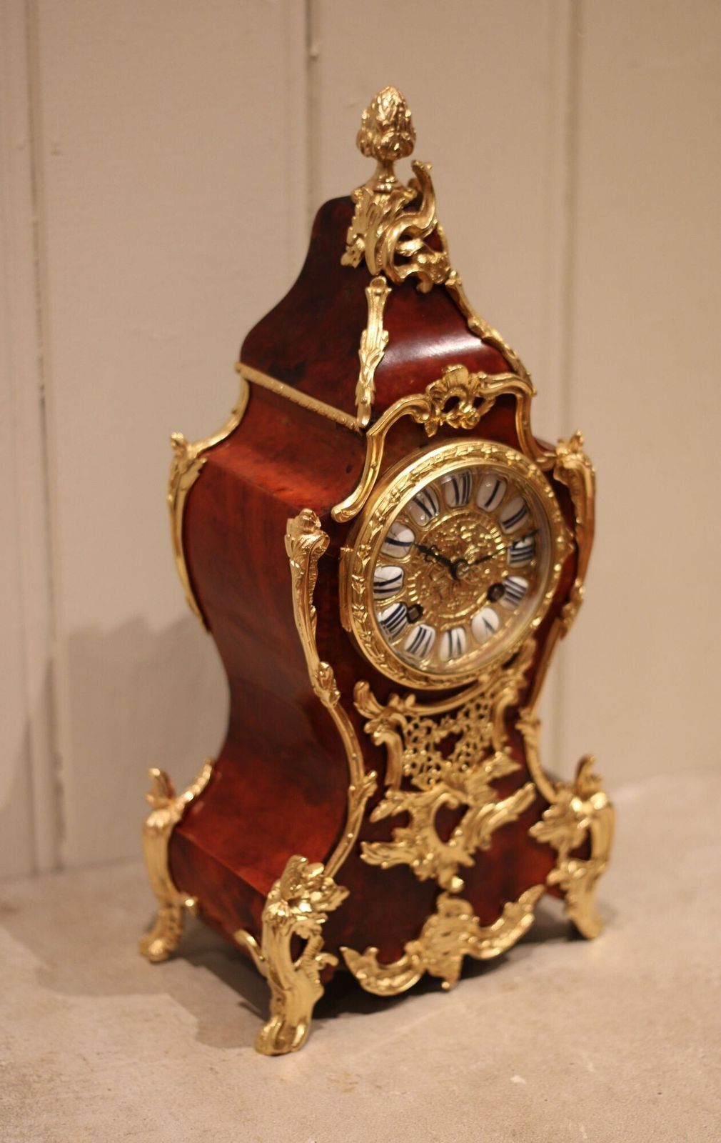 Tortoiseshell Waisted Mantel Clock photo 1125.0