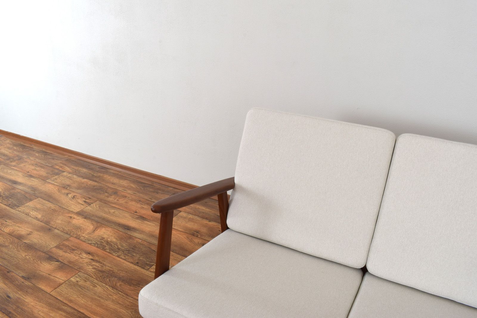 photo for sale Mid Century Danish Teak Two Seater Sofa, 1960s.