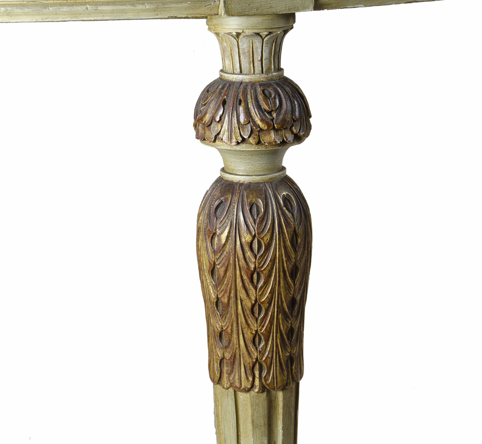 Late 19th Century Empire Giltwood Demi Lune Console With Marble Top By Maison Jansen, France photo vintage