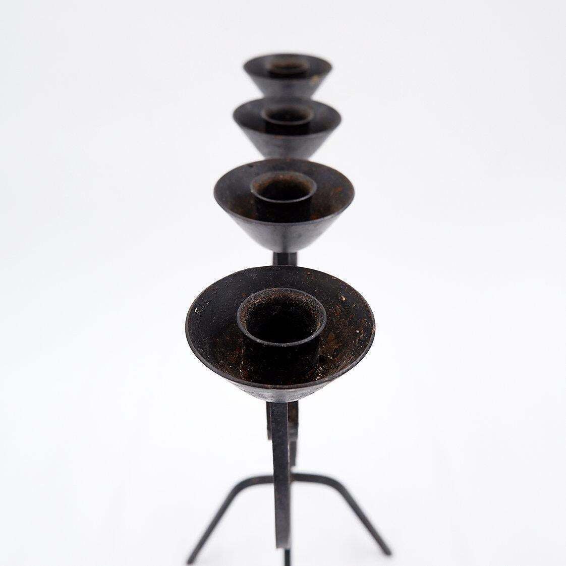 Swedish Candleholder By Erik Hoglund And Hubbard Ander, 1960s photo vintage