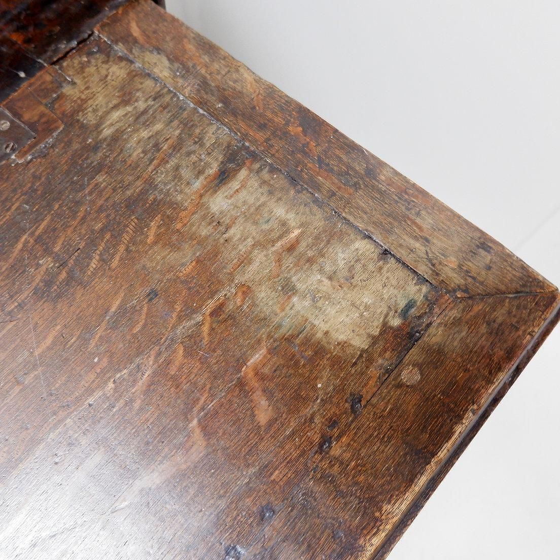 18th Century Antique English Secretary Desk With Rustic Charm photo vinterior