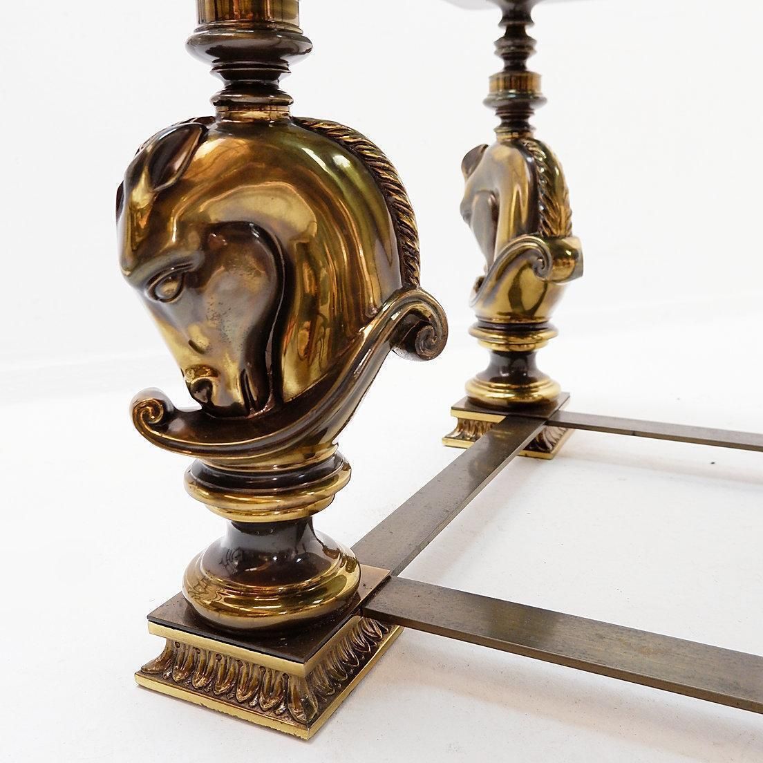 photo furniture Horse Coffee Table In The Style Of Maison Charles   1970s