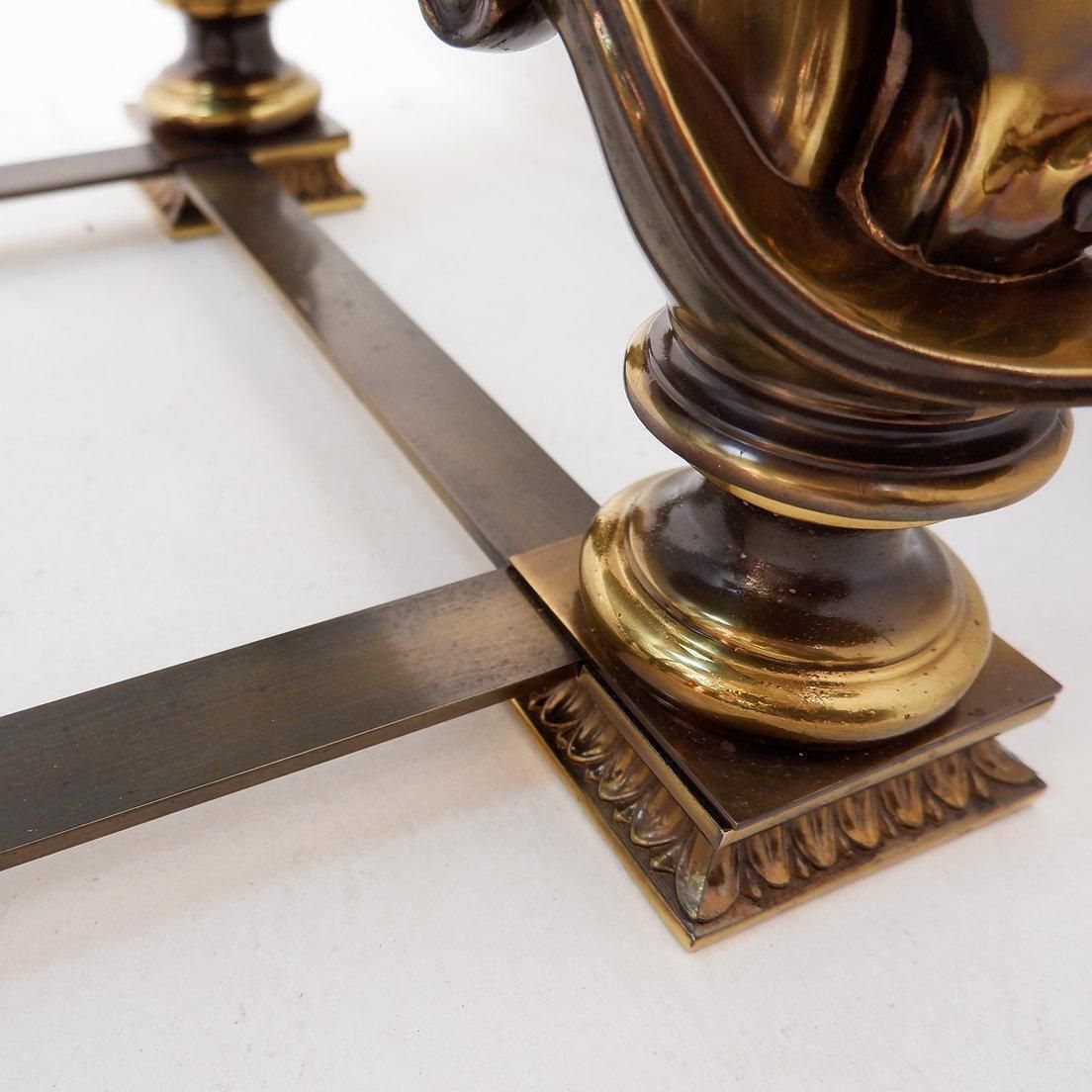 photo vinterior Horse Coffee Table In The Style Of Maison Charles   1970s