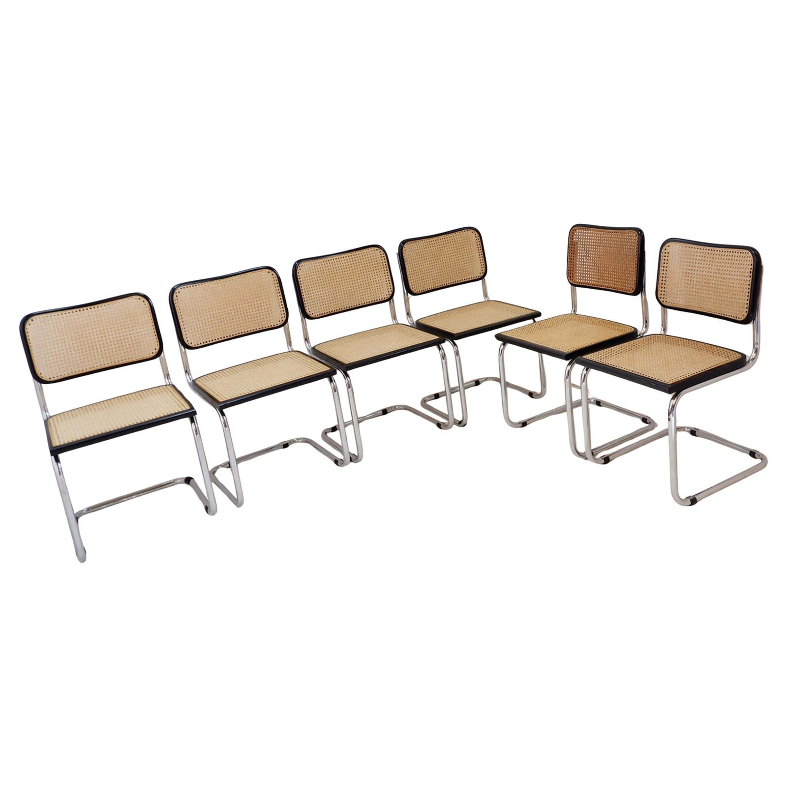 Dining Chairs Style B32 By Marcel Breuer, Set Of 5+1   Italy