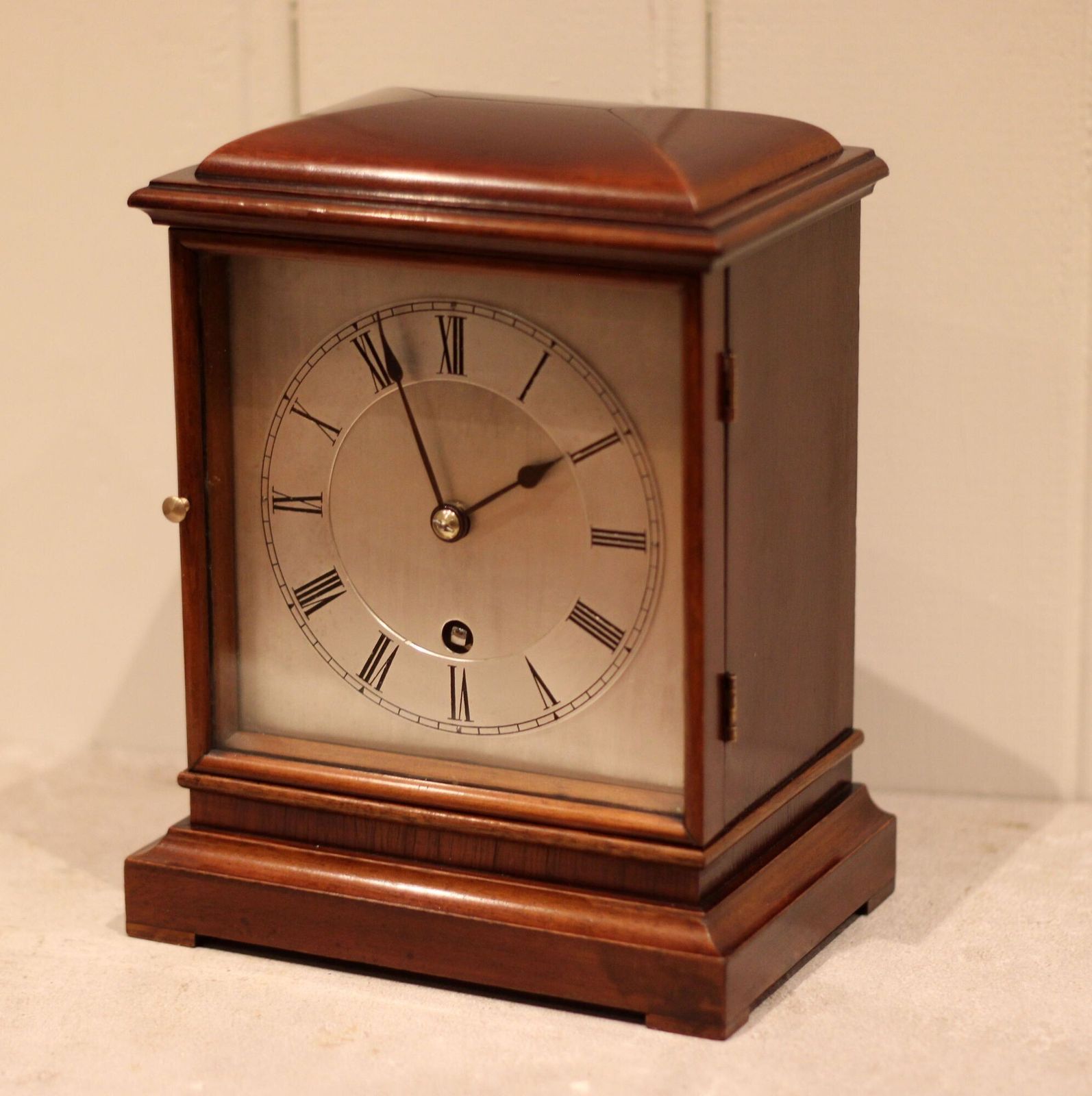 Mahogany Timepiece Mantel Clock photo furniture