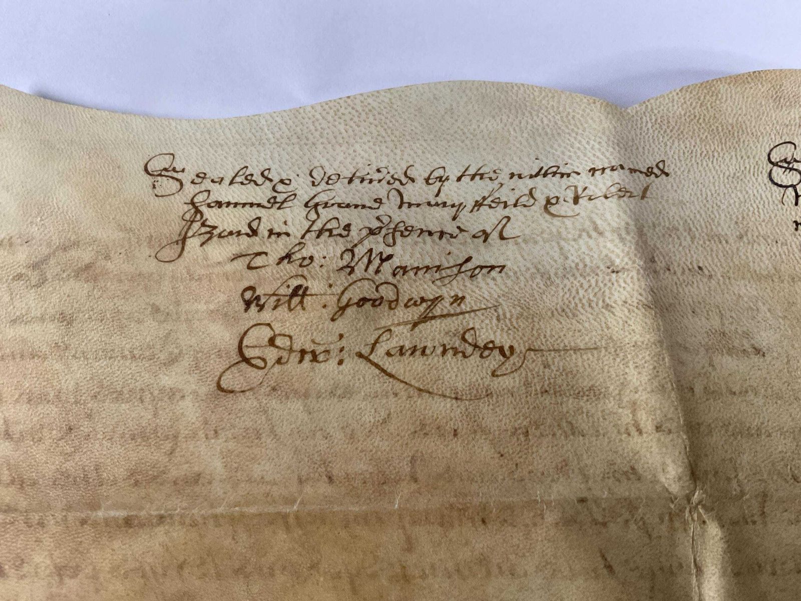 photo buy Rare 1693 Vellum Document With Four Seals. William & Mary Property Indenture.