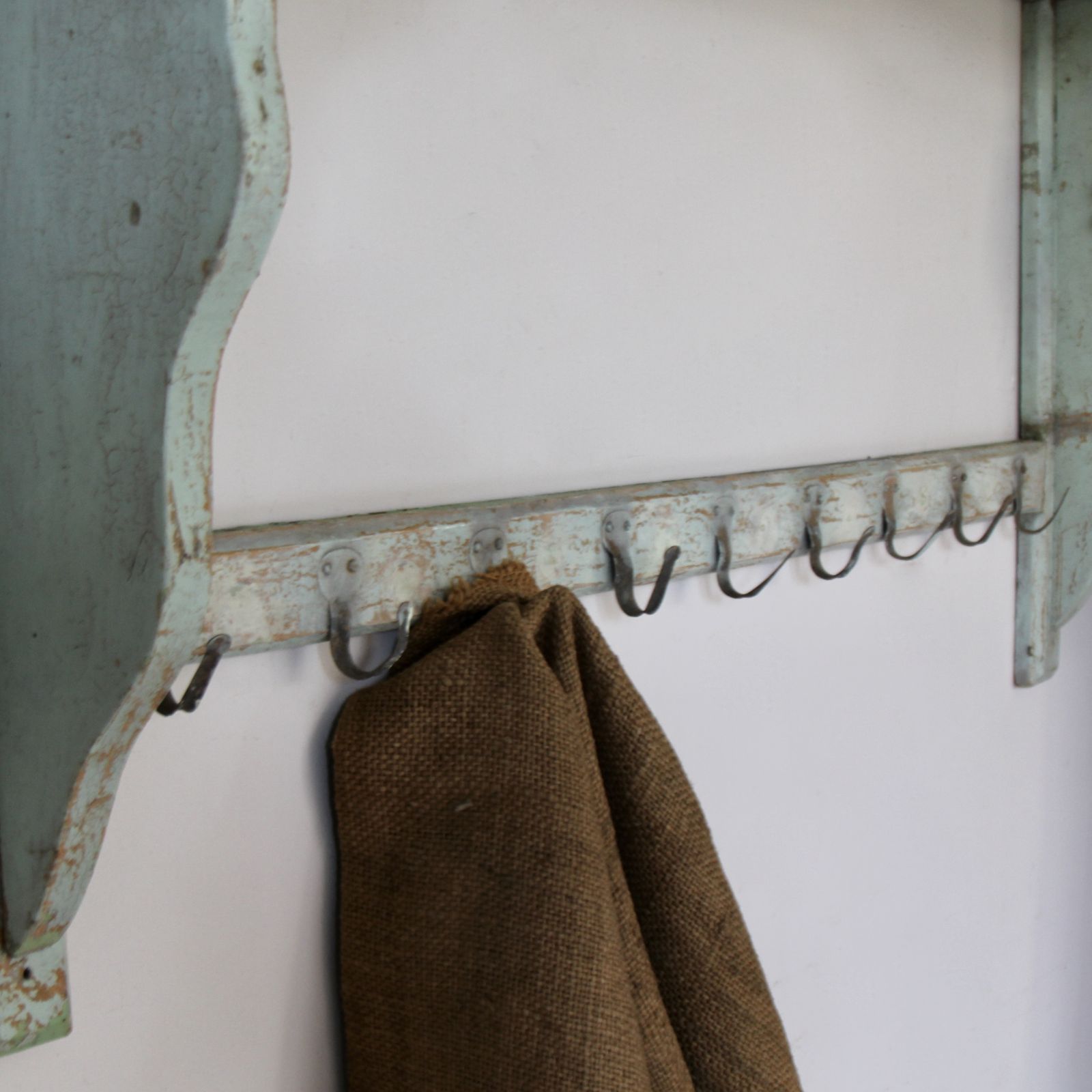 Late 19th Century French Hanging Shelf Rack photo vintage