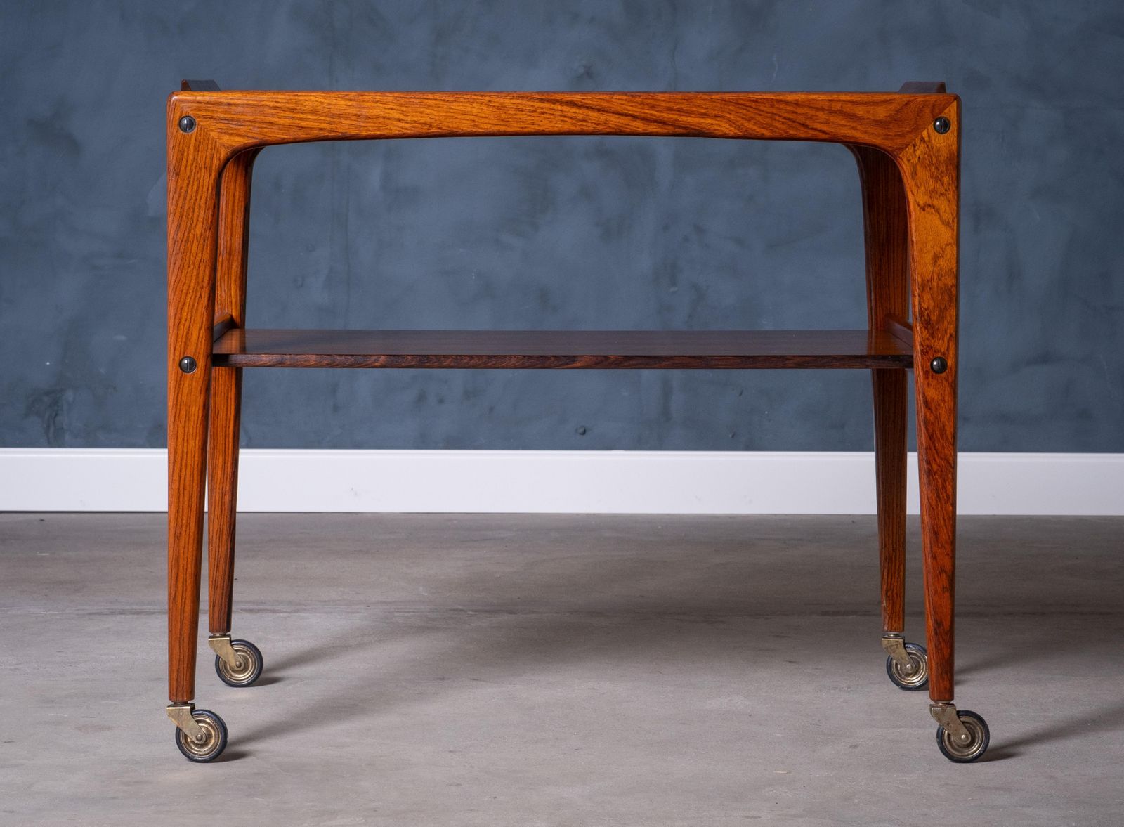 Rosewood Bar Cart By Edmund Brouer, Denmark, 1970s photo buy