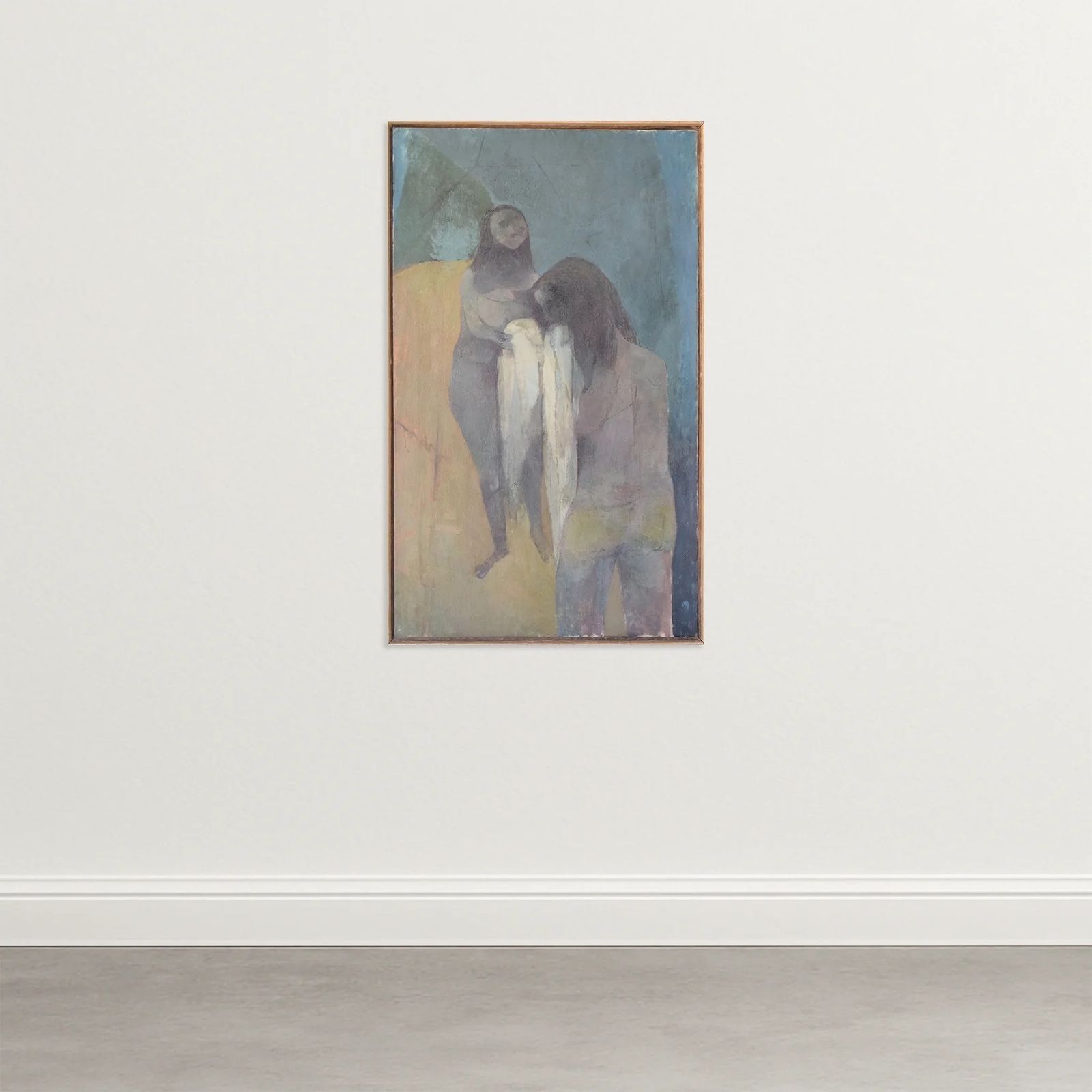 Follower Of Keith Vaughan   Post War Painting Of Bathers photo furniture