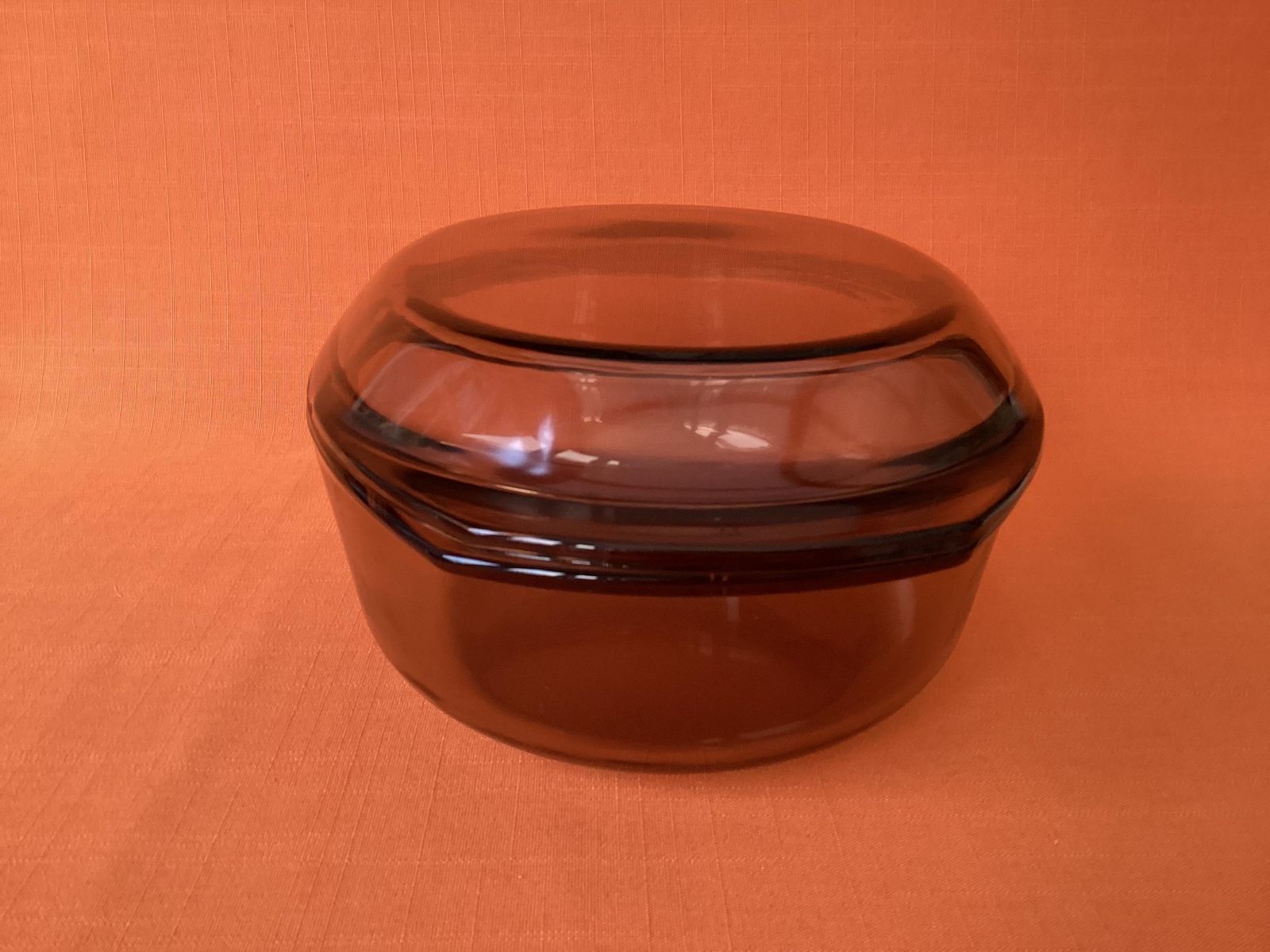 1980s Arcopal Fumé Casserole Dish, Unused In Original Box, Retro Arcoroc 3.5 Litre Dish photo buy