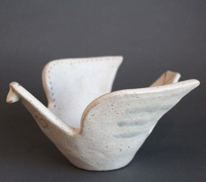 Vintage Italian Ceramic Dove By Bruno Gambone (Circa 1970s) photo buy