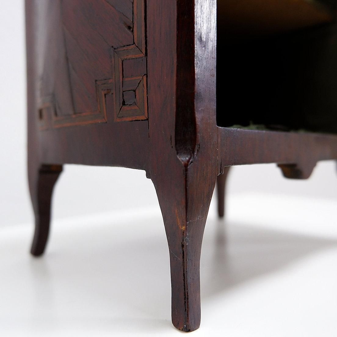 Mahogany Marquetry 'Meuble De Maitrise' With Floral Decoration   20th photo buy