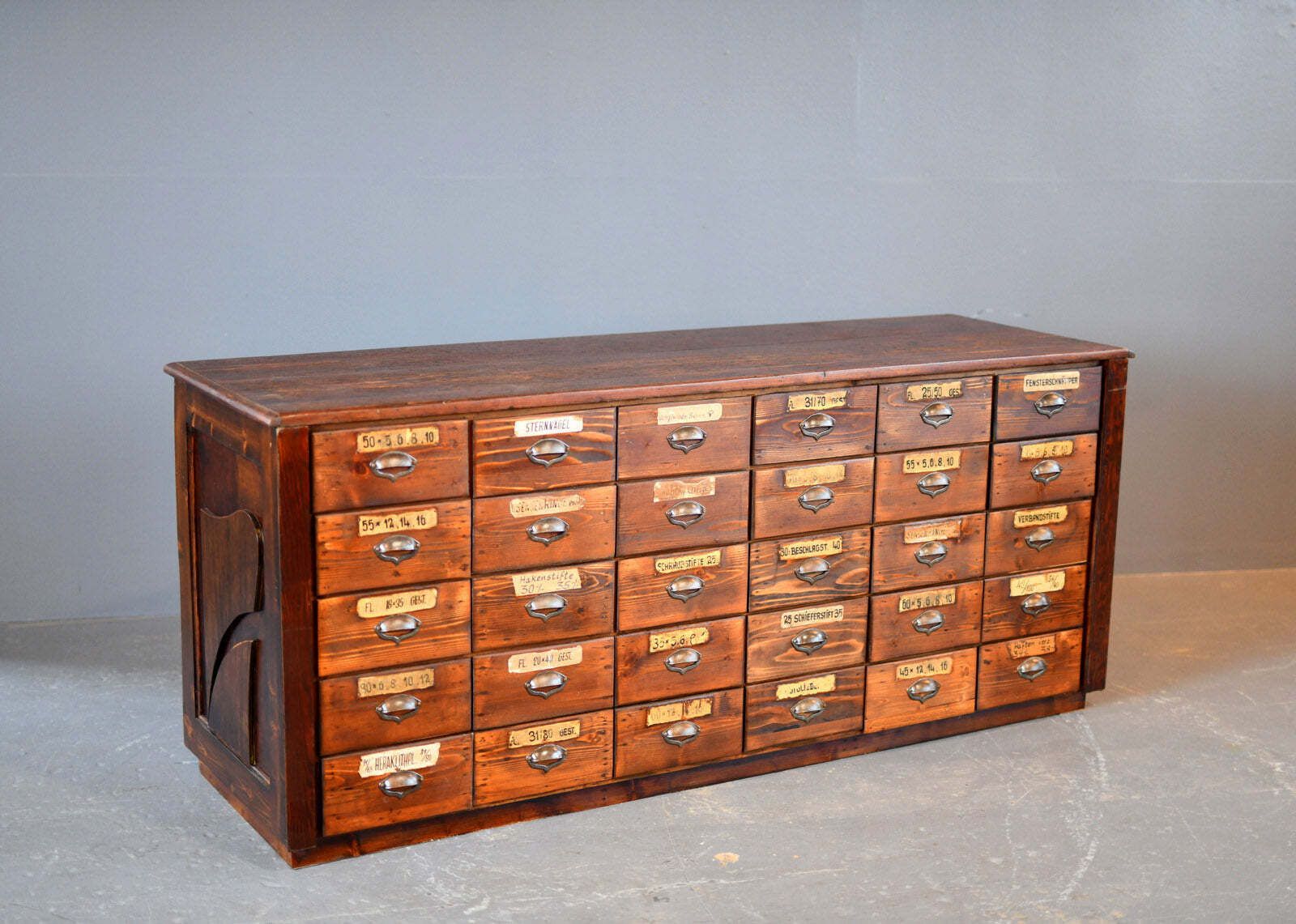 Art Nouveau Ironmongers Shop Counter Drawers Circa 1910s photo 4295.0