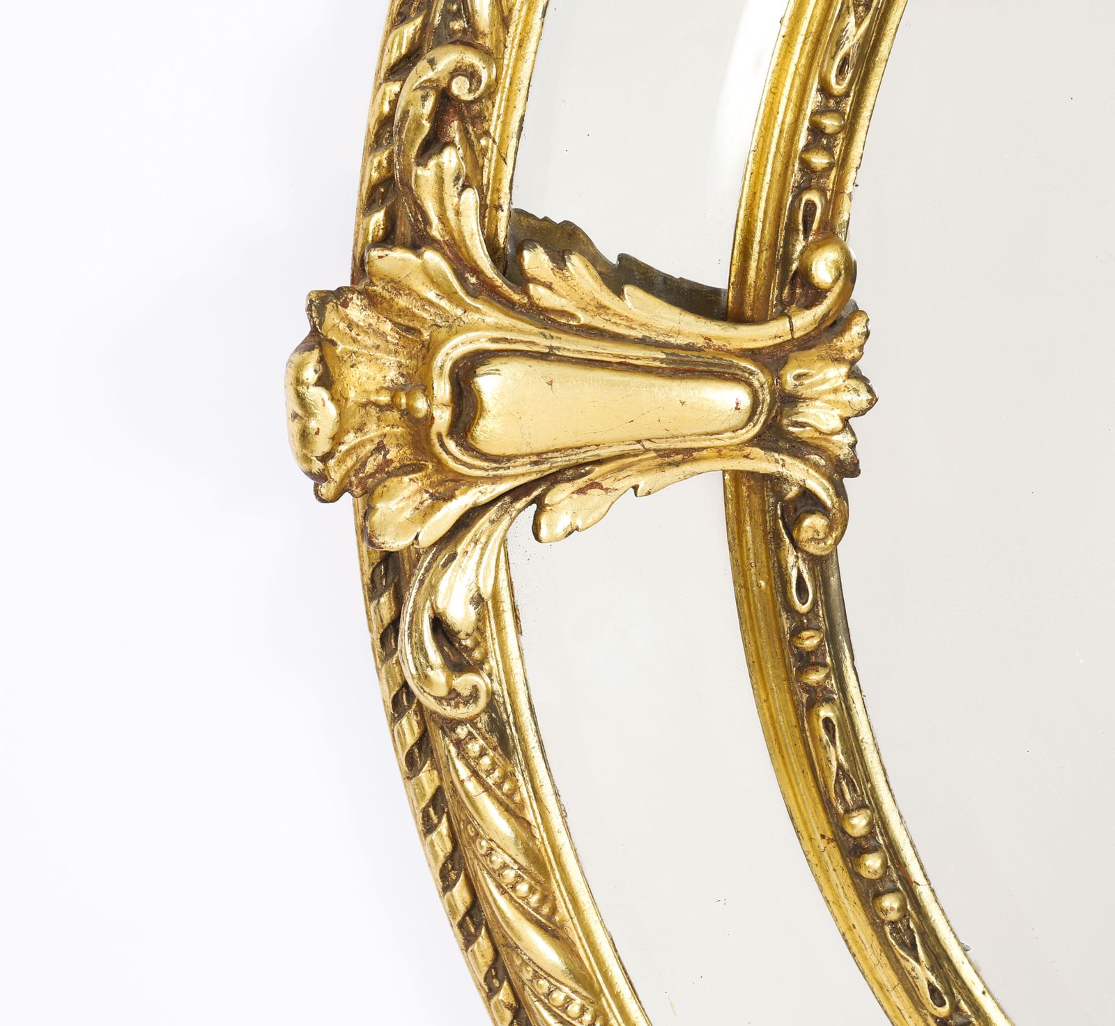 Victorian Giltwood Oval Mirror 19th C 123x96cm photo Home Decor