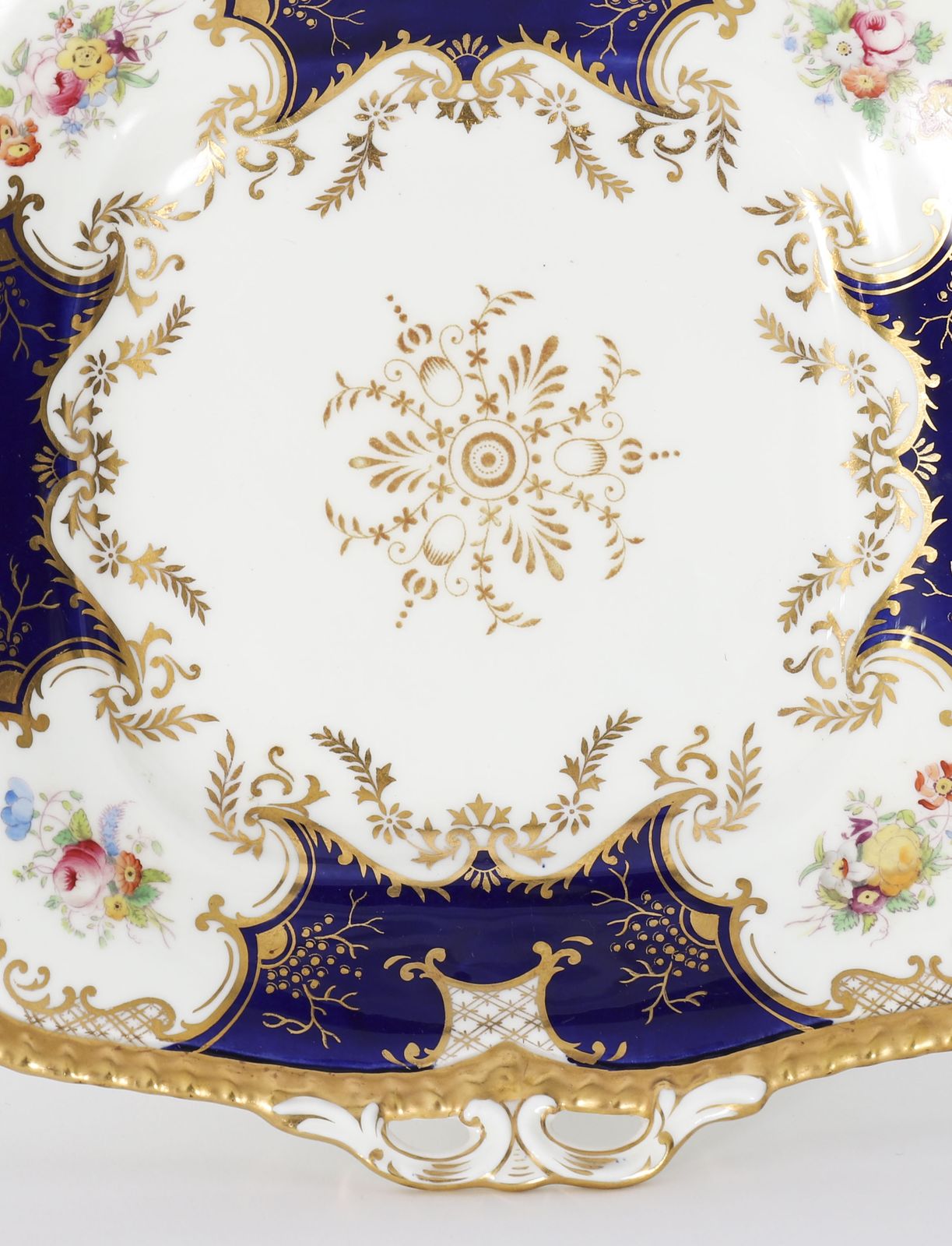 Antique Coalport "Bat Wing" Pattern Porcelain Tea Set Circa 1910 photo for sale