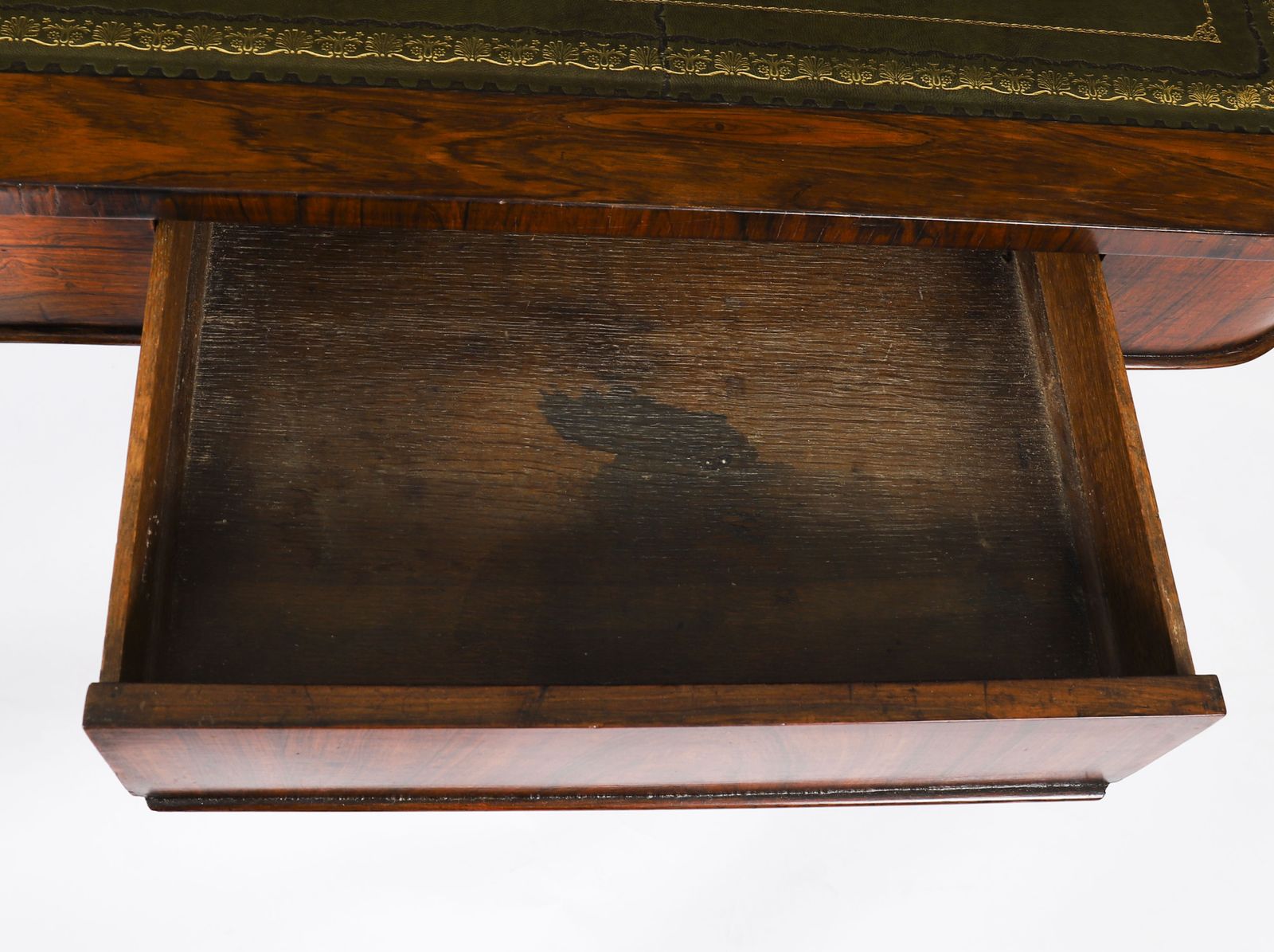 Antique William IV Gonçalo Alves Writing Desk 19th C photo vintage