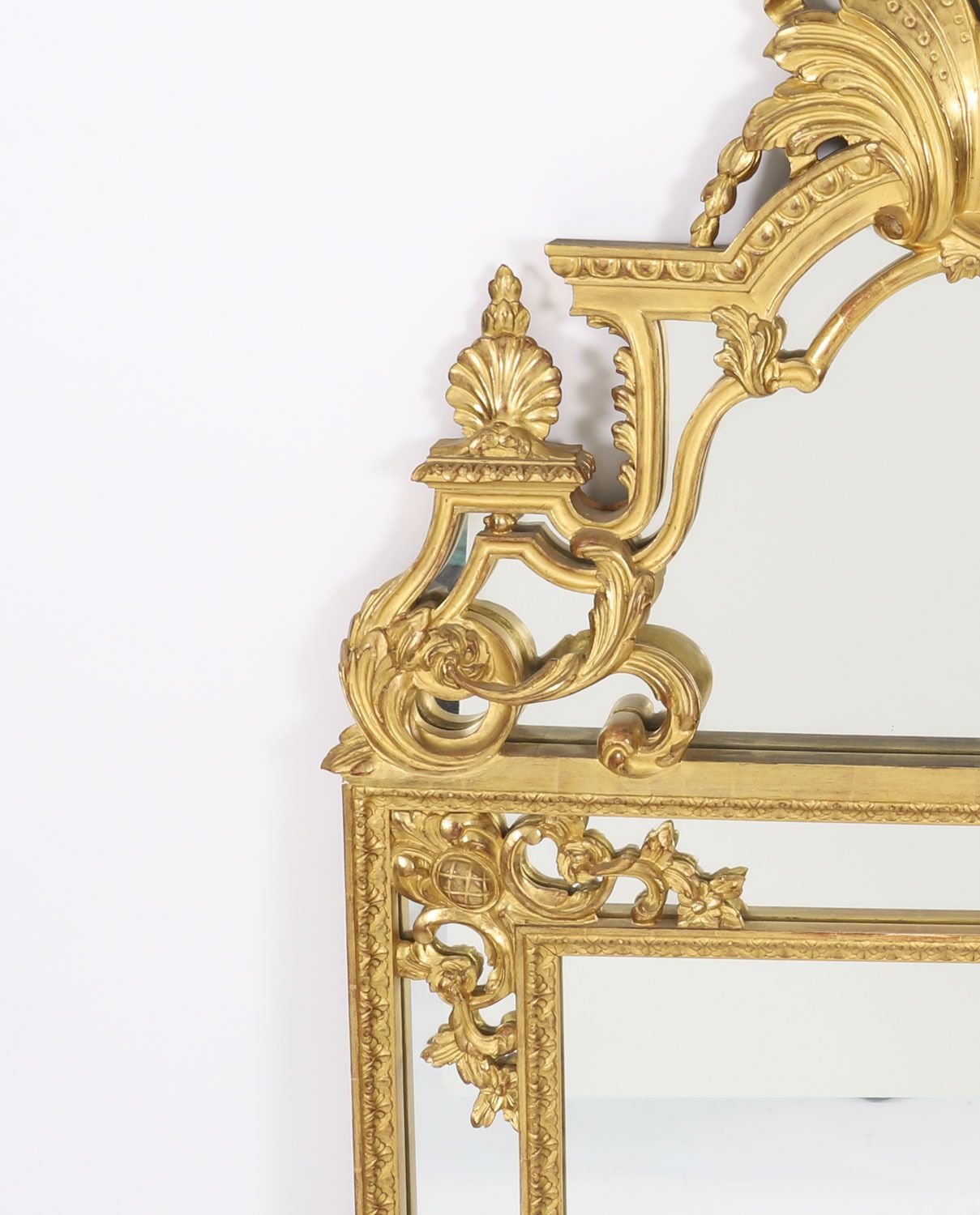 Antique Giltwood Louis Revival Overmantel Mirror C1920 140 X 83cm photo 1750.0