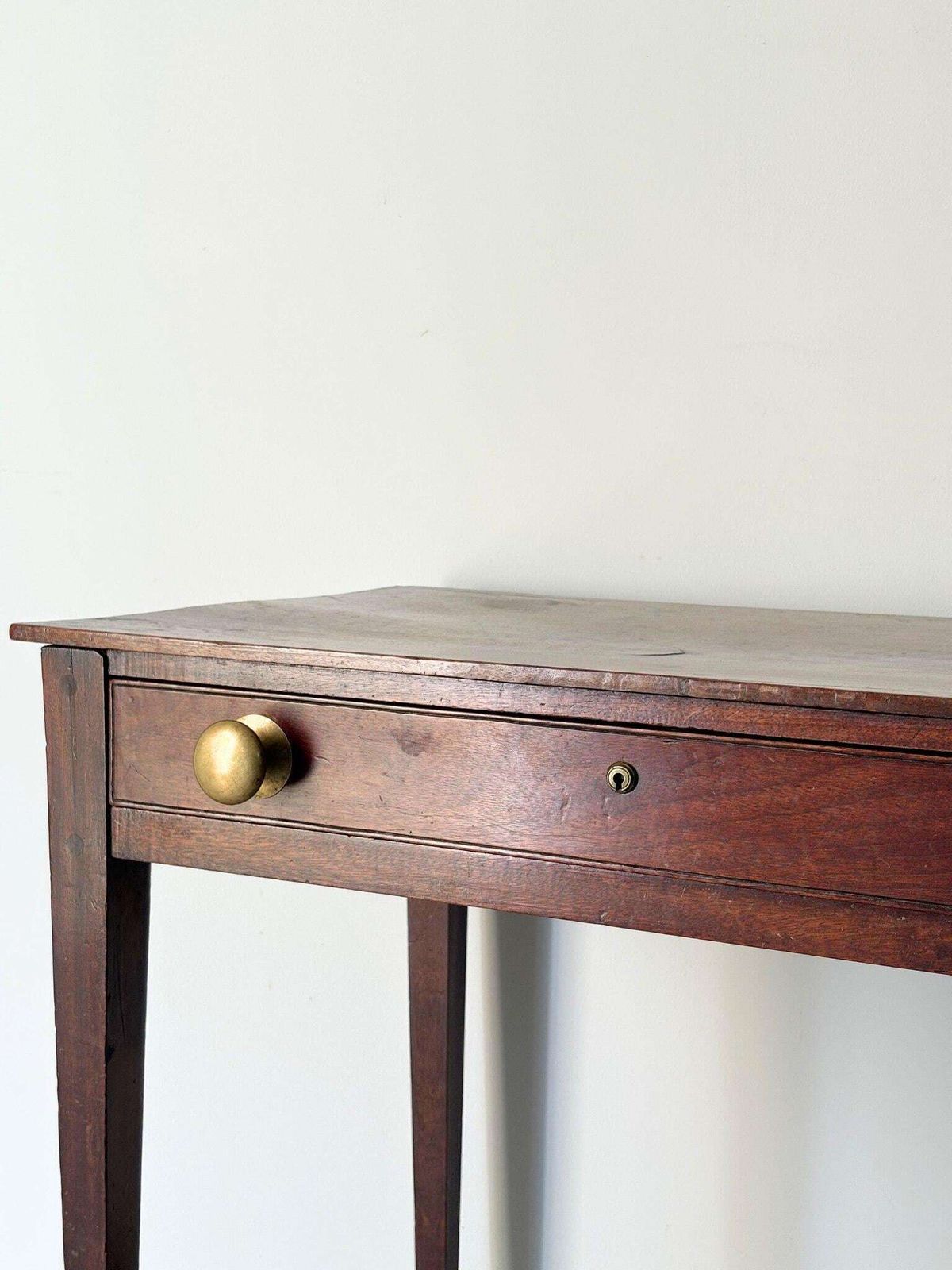 Georgian Side Console Table Or Writing Desk In Mahogany With Inlaid Details photo buy