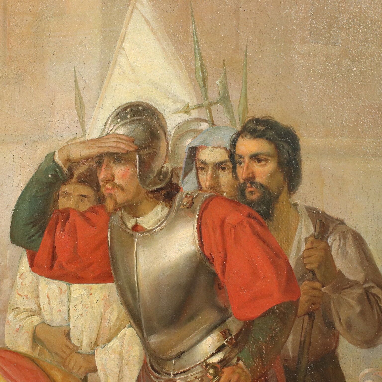 Giovanni Boni Oil On Canvas 19th Century photo vinterior