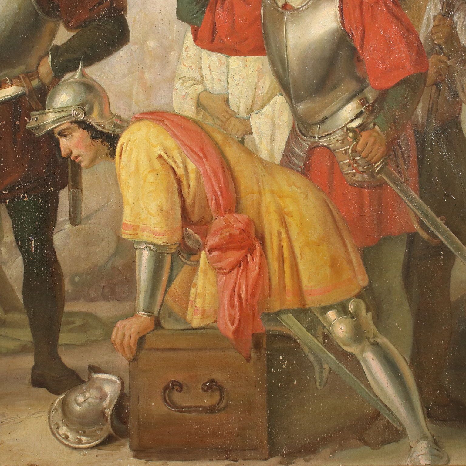 Giovanni Boni Oil On Canvas 19th Century photo buy