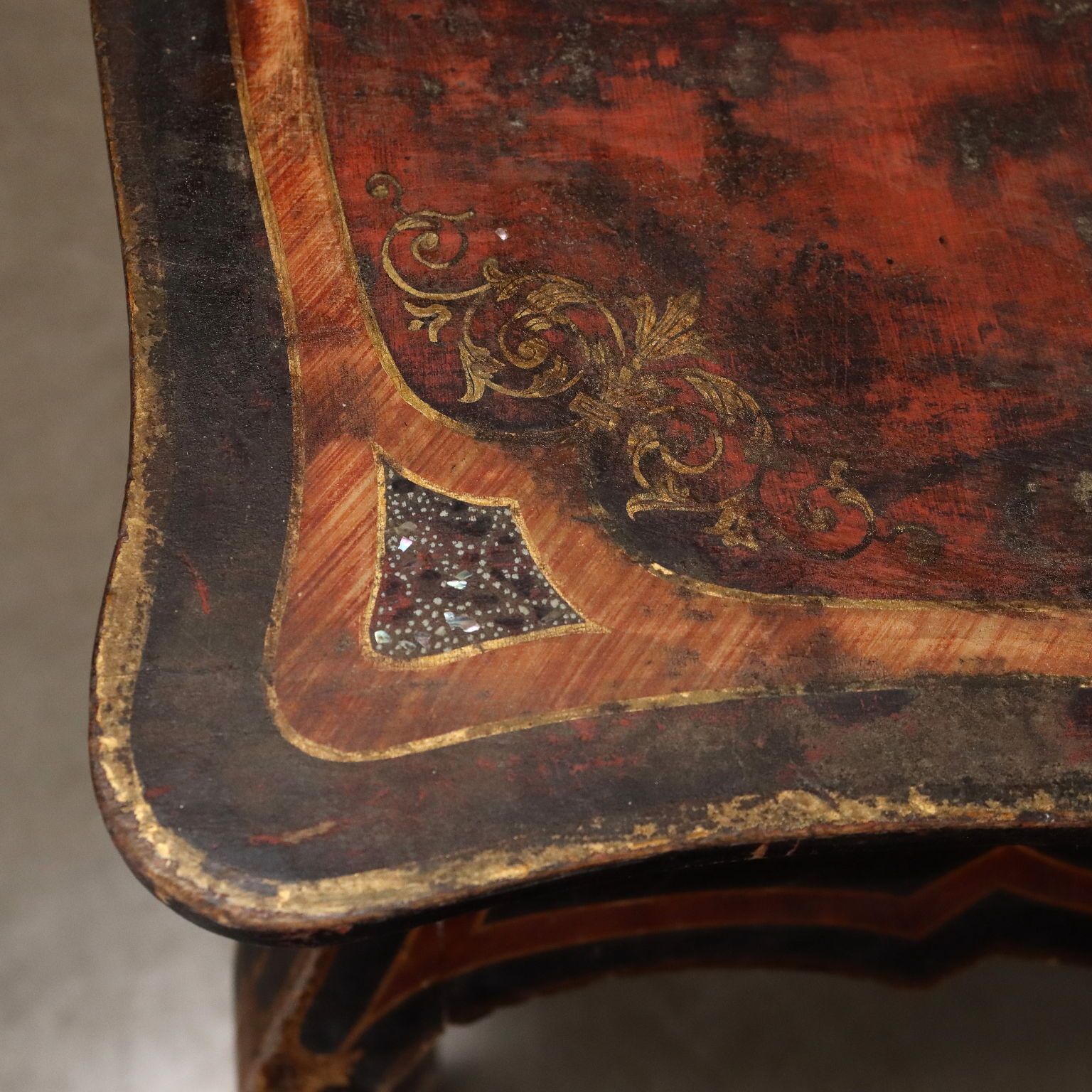 Antique Working Table Lacquered Oak France XX Century photo buy