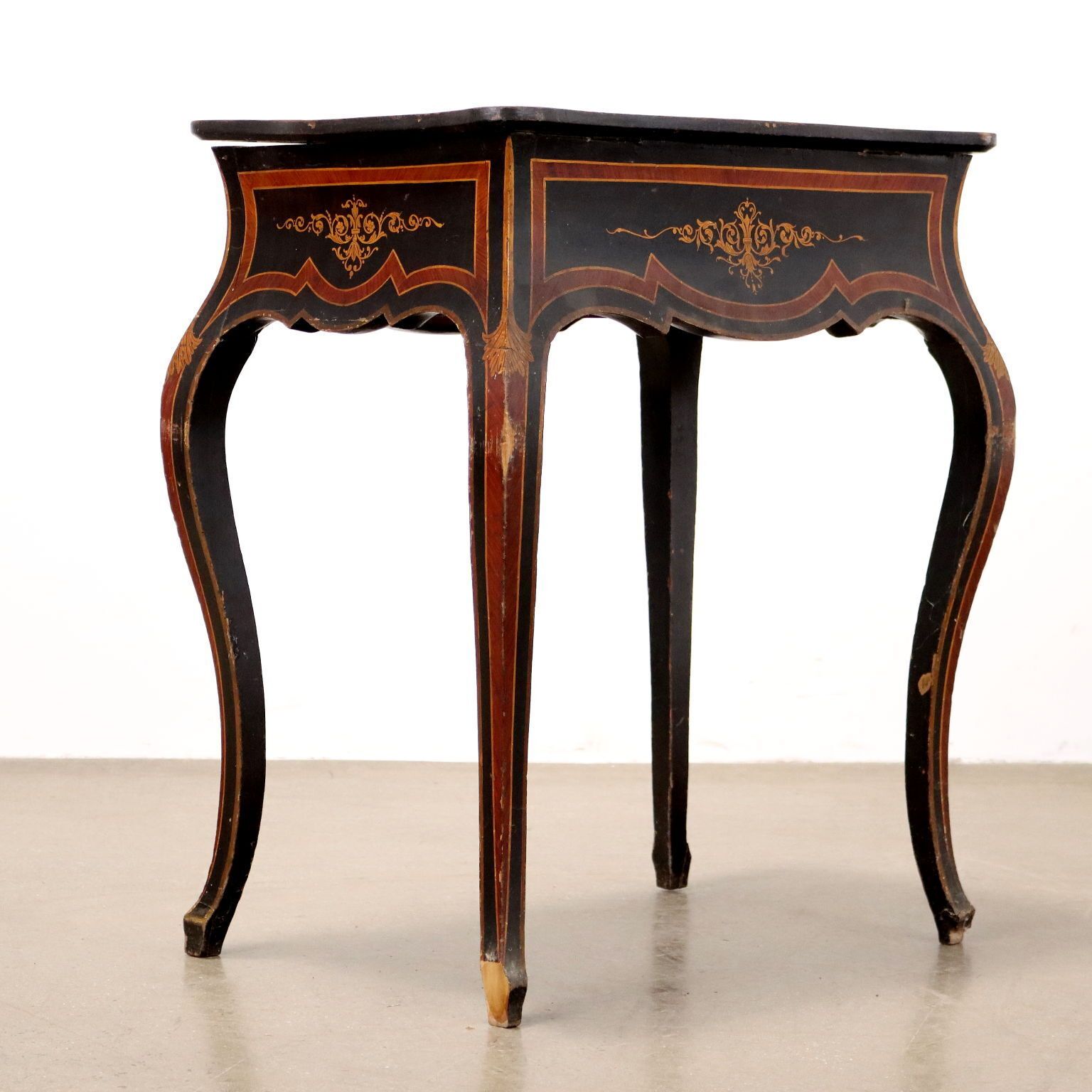 photo for sale Antique Working Table Lacquered Oak France XX Century