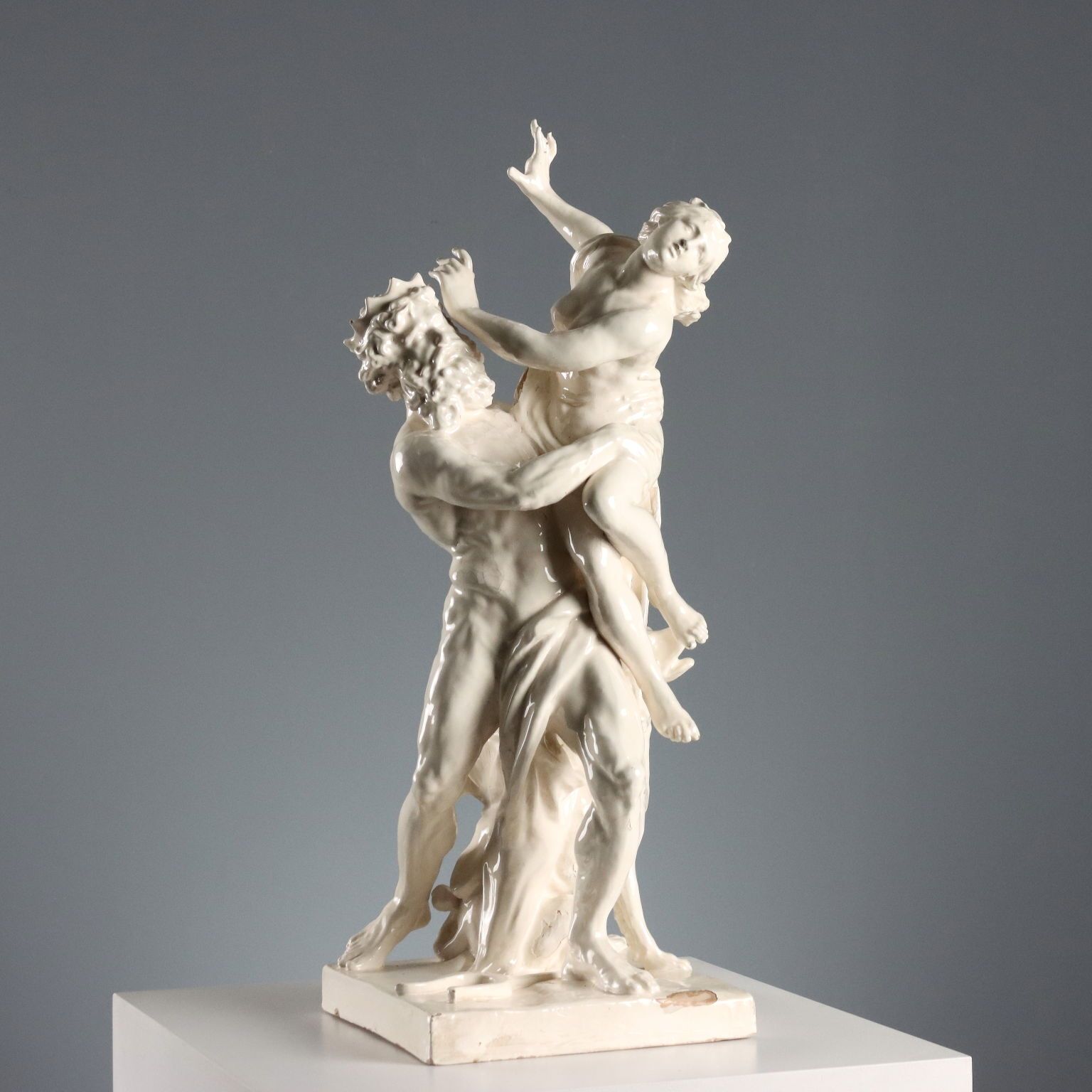 The Rape Of Proserpina Antique Sculpture Terracotta XIX Century