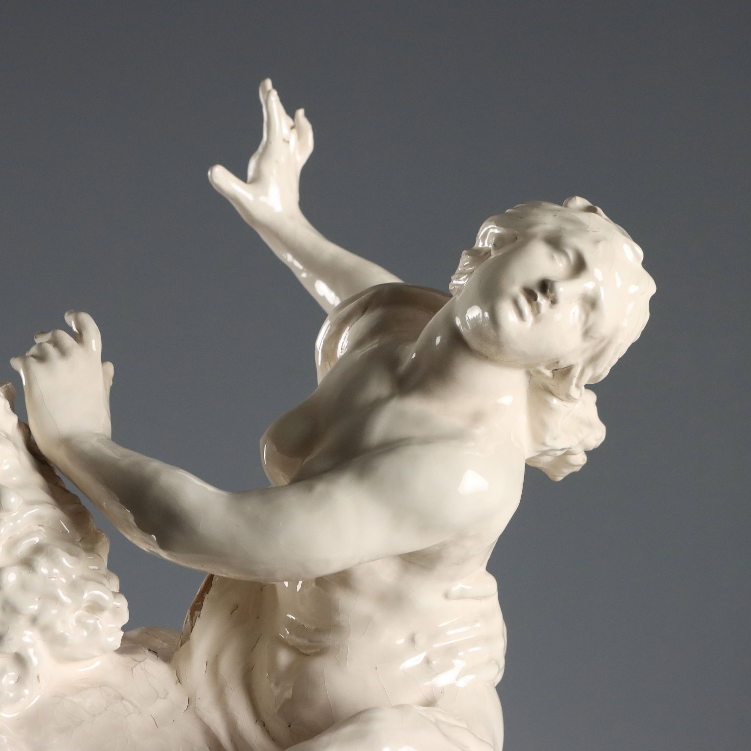 The Rape Of Proserpina Antique Sculpture Terracotta XIX Century photo for sale