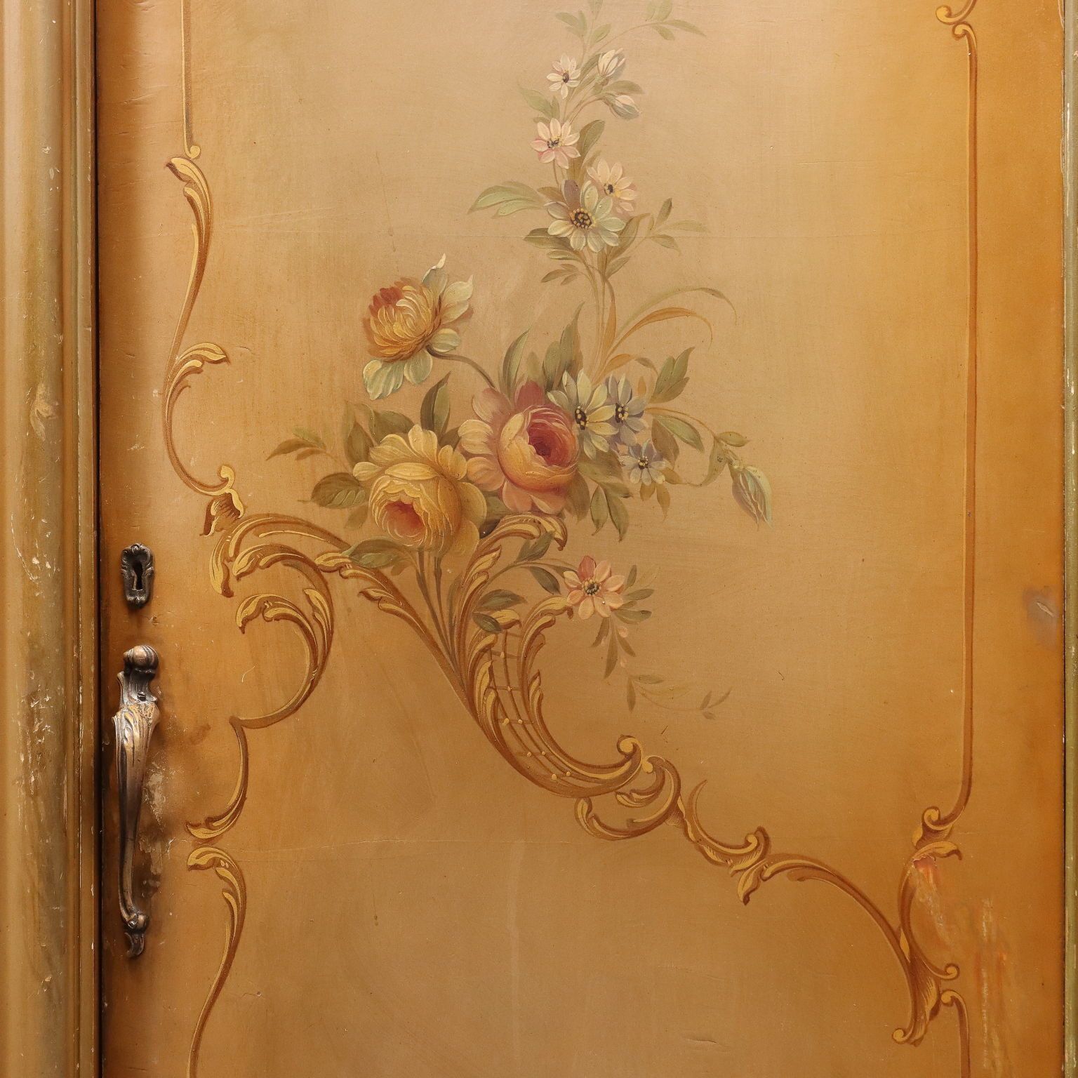 Furniture Wardrobe Baroque Style Wood Italy XX Century photo