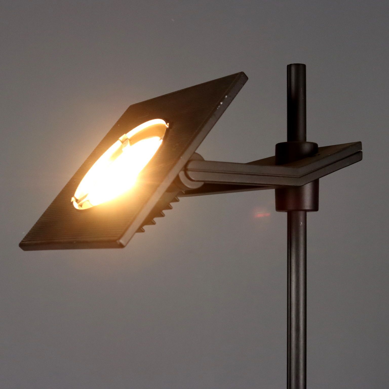 Vintage Floor Lamp Lacquered Metal Design Italy 1980s photo Lighting