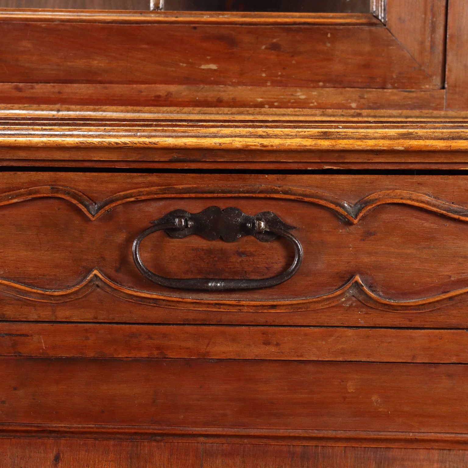 photo furniture Antique Cupboard Walnut Veneer Italy XX Century