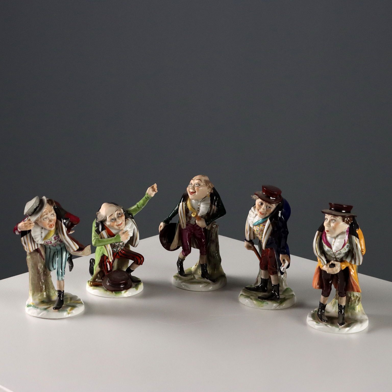 Antique Rudolstadt Porcelain Figurines Germany XIX Century
