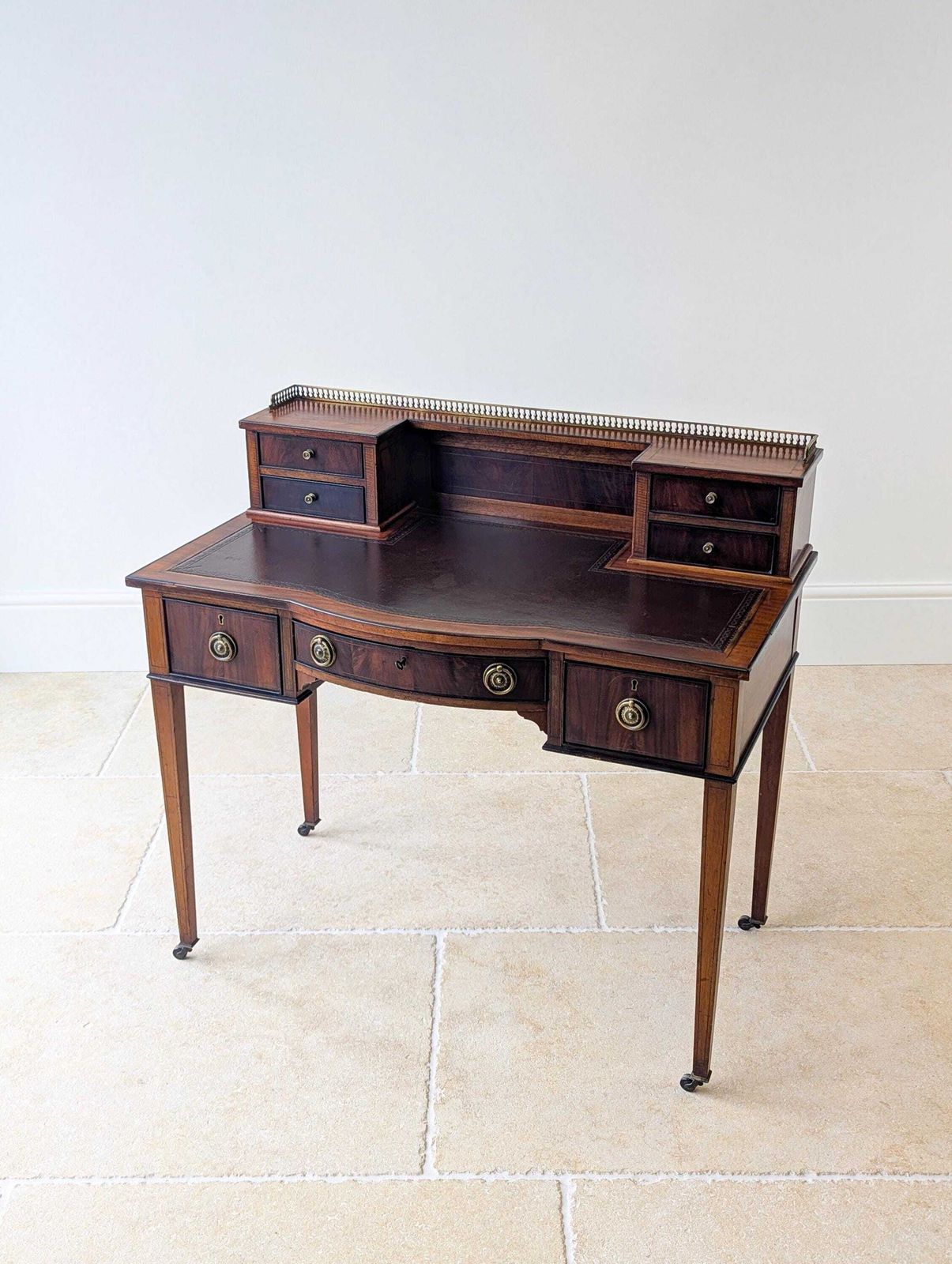 Antique Edwardian Mahogany Writing Desk C.1910 photo buy