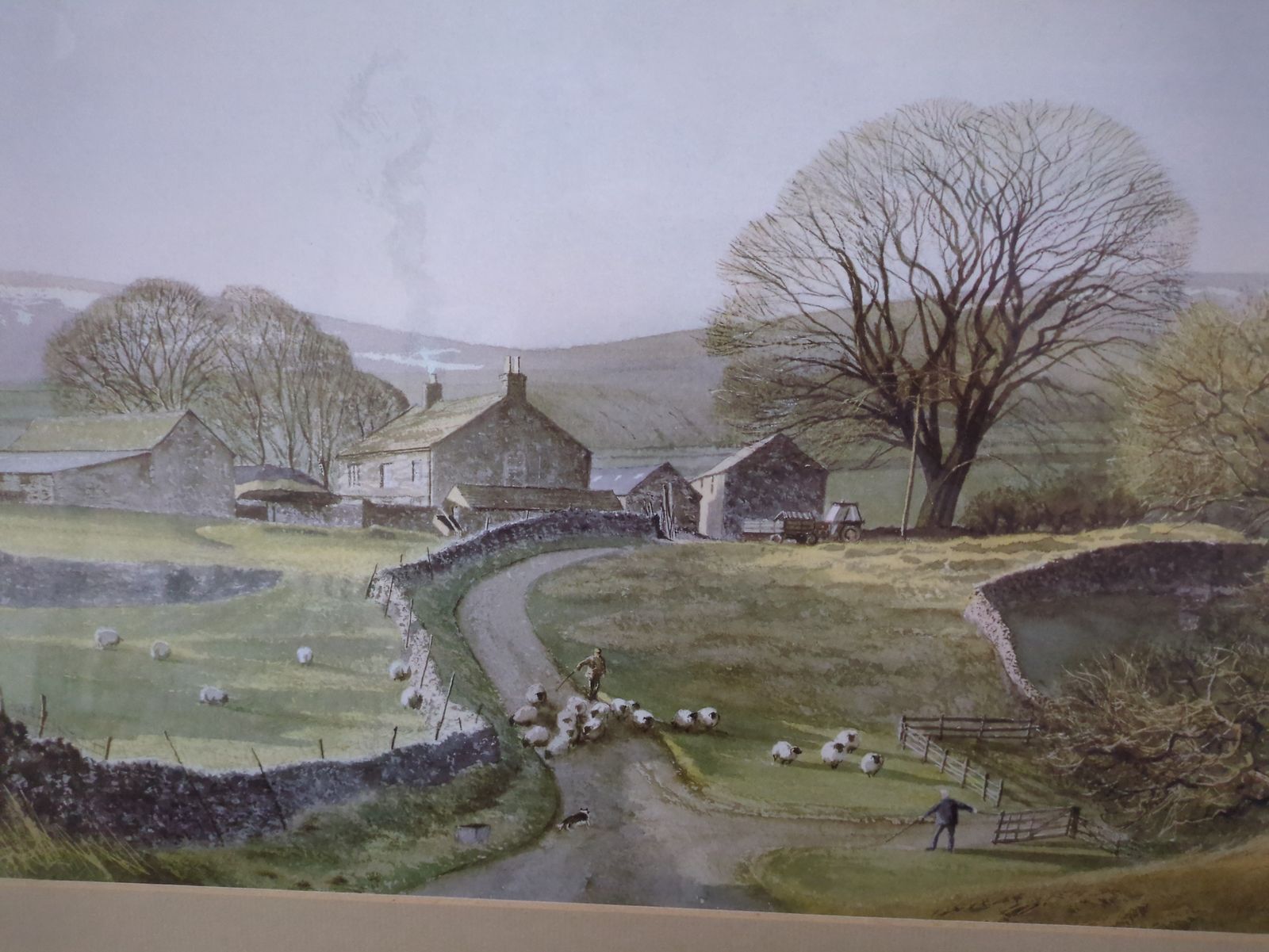 Evenings Last Light By Alan Ingham. This Framed Print Is Titled "Evening's Last Light" And Is A Classic Landscape Work By The British Watercolour Artist Alan Ingham (1932–2002). 38 photo furniture