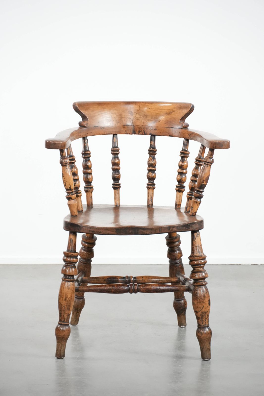 Antique English Captain Chair/ Side Chair/ Office Chair From The Early 19th Century photo furniture
