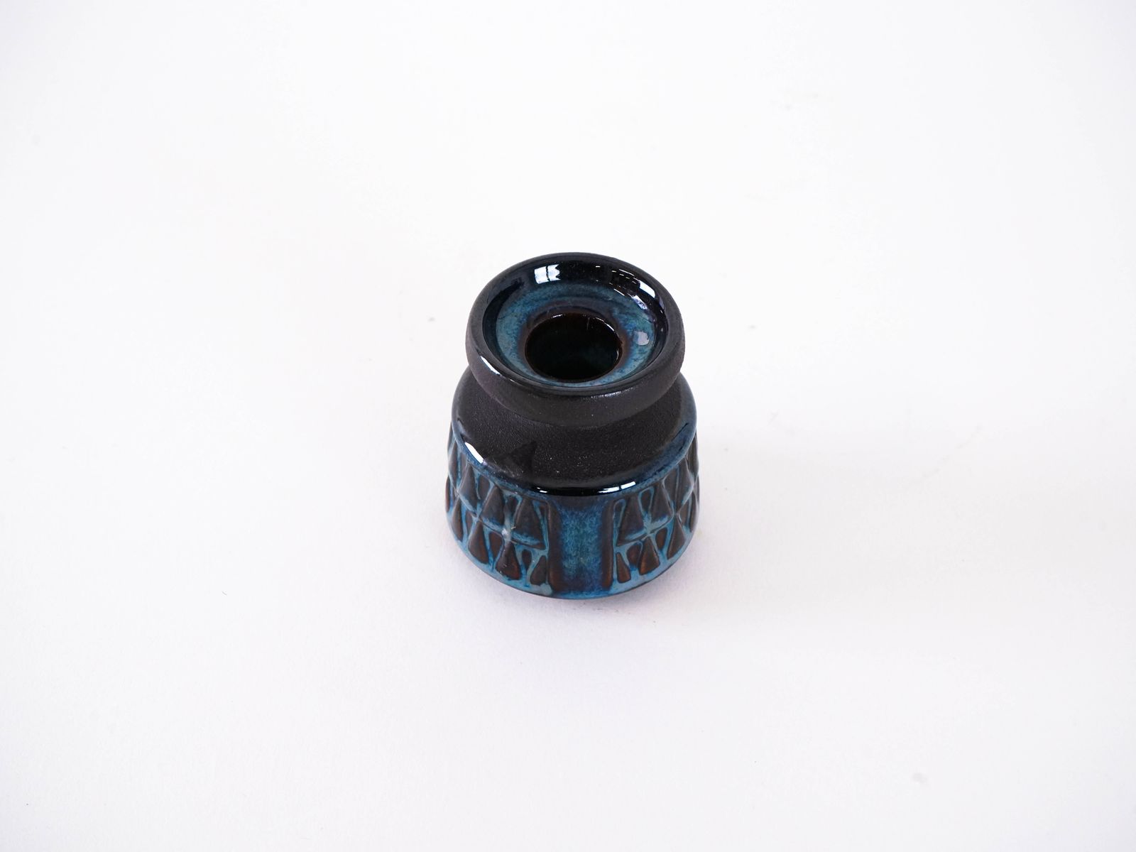 Ceramic Candle Holder, Danish Design, 1960s, Manufacturer: Søholm Keramik, Designer: Einar Johansen photo 259.0