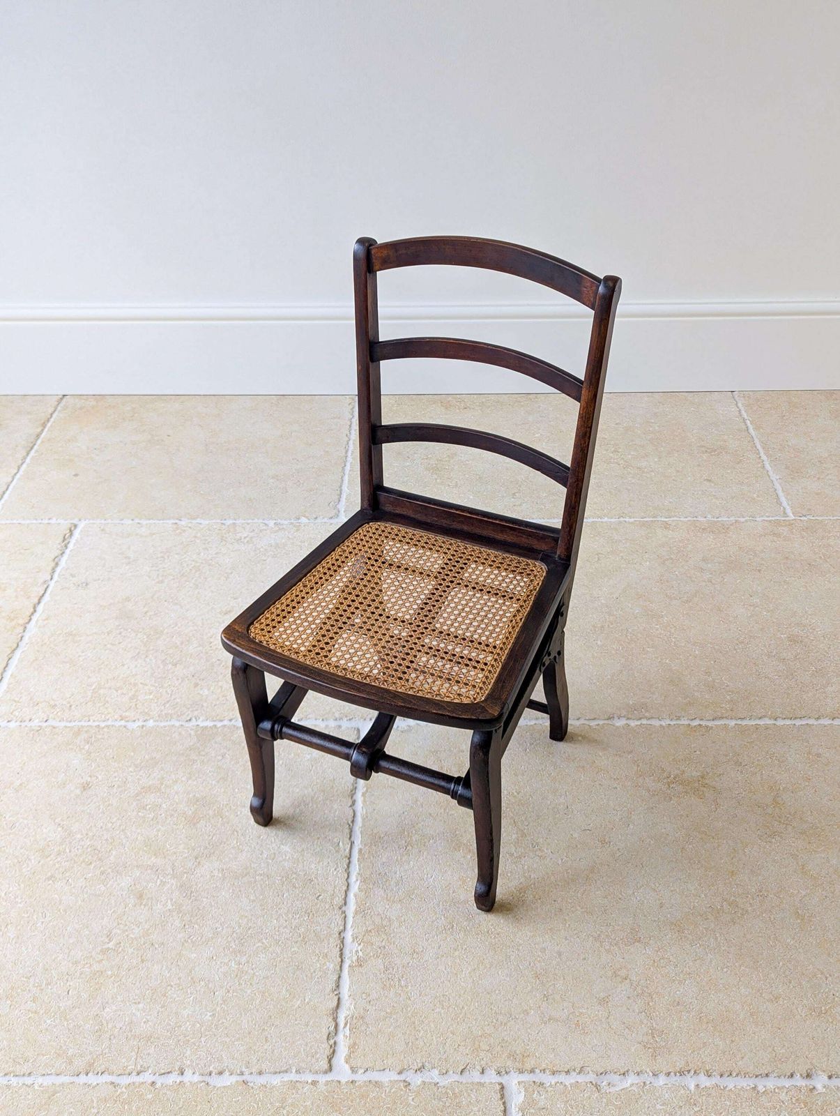 photo for sale Antique Victorian Folding Campaign Chair C.1890.