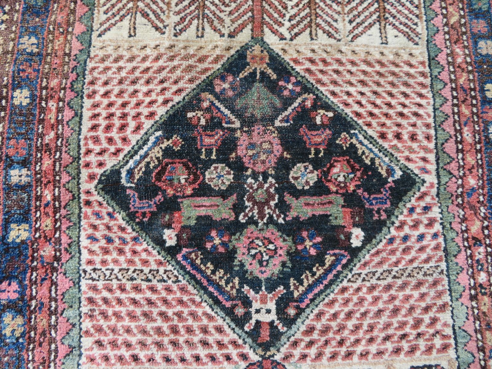 Antique Kurdish Tribal Rug. 206cm X 117cm. photo for sale